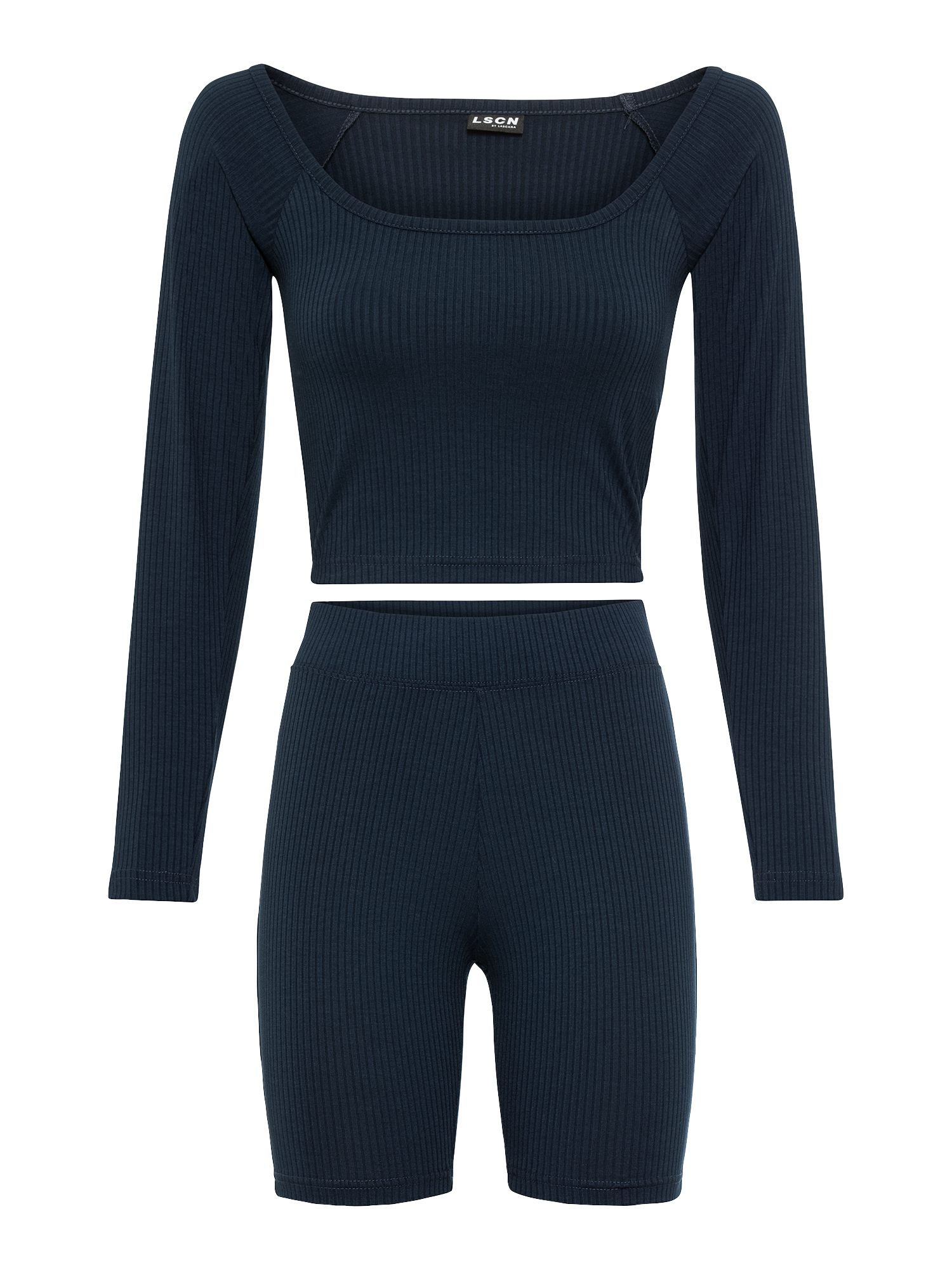 LSCN by LASCANA Fietsbroekje Wielershort met bijpassende top