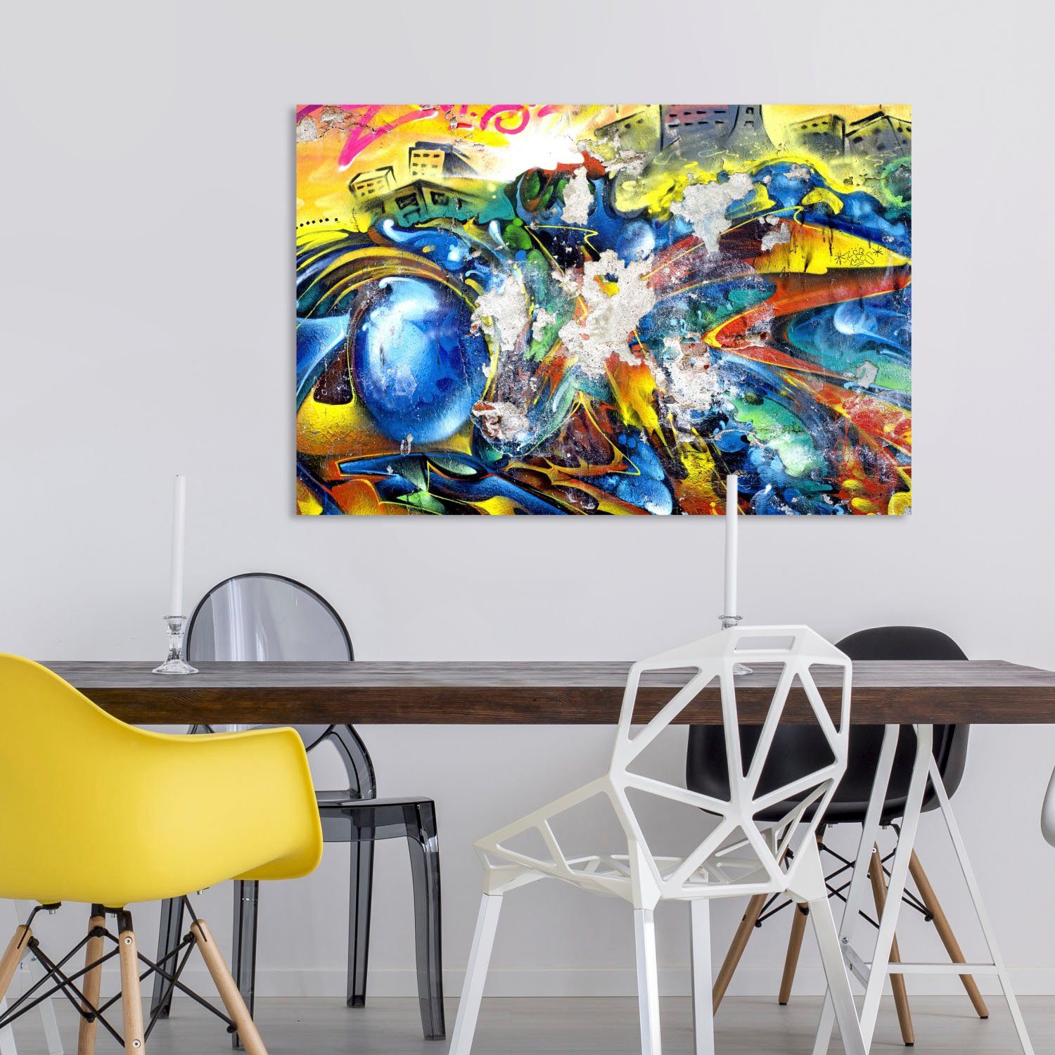 queence Artprint op acrylglas Kunstwerk Fine Art-print in galeriekwaliteit