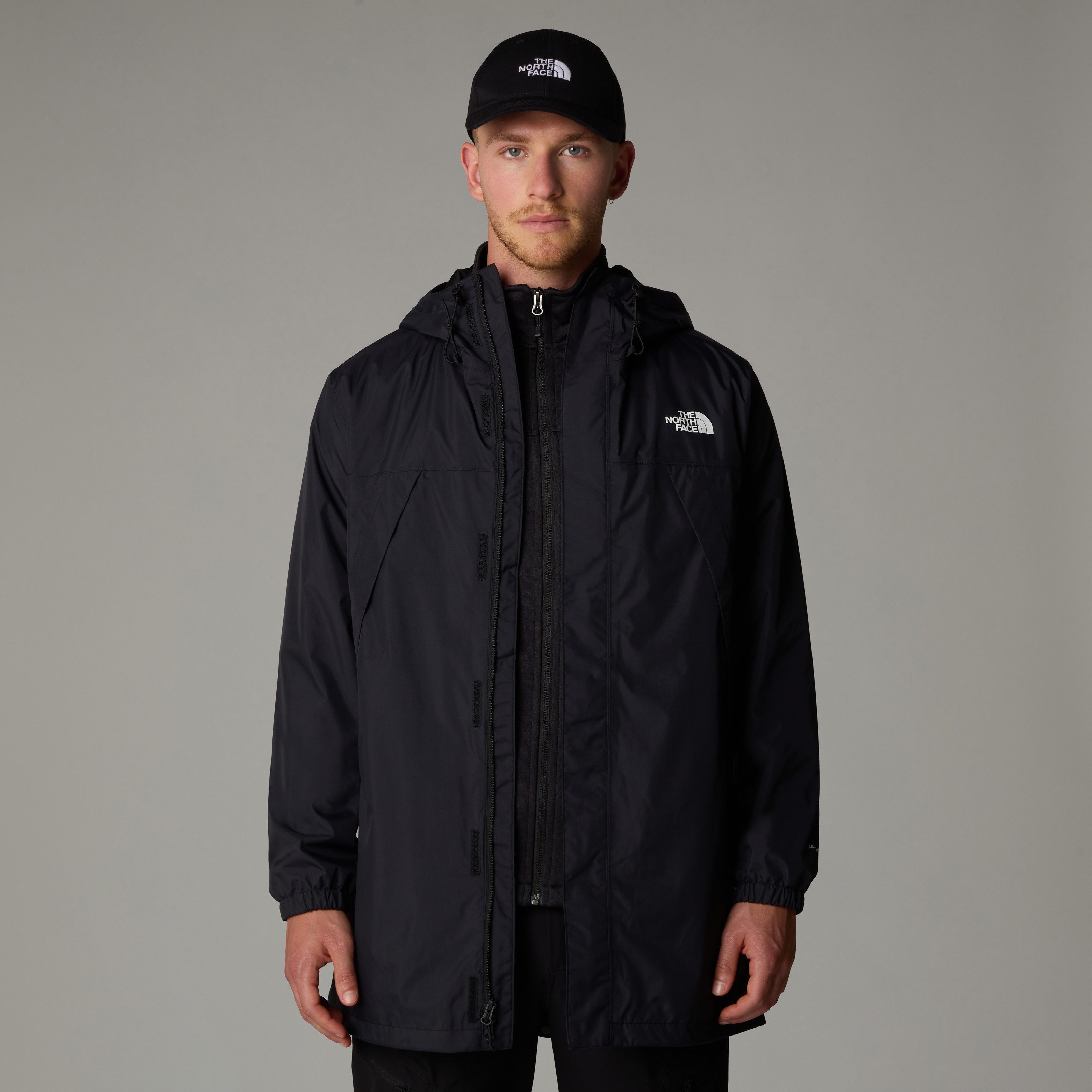 The North Face Functionele parka M ANTORA PARKA met contrasterende logo-prints op sleutelbeen en...