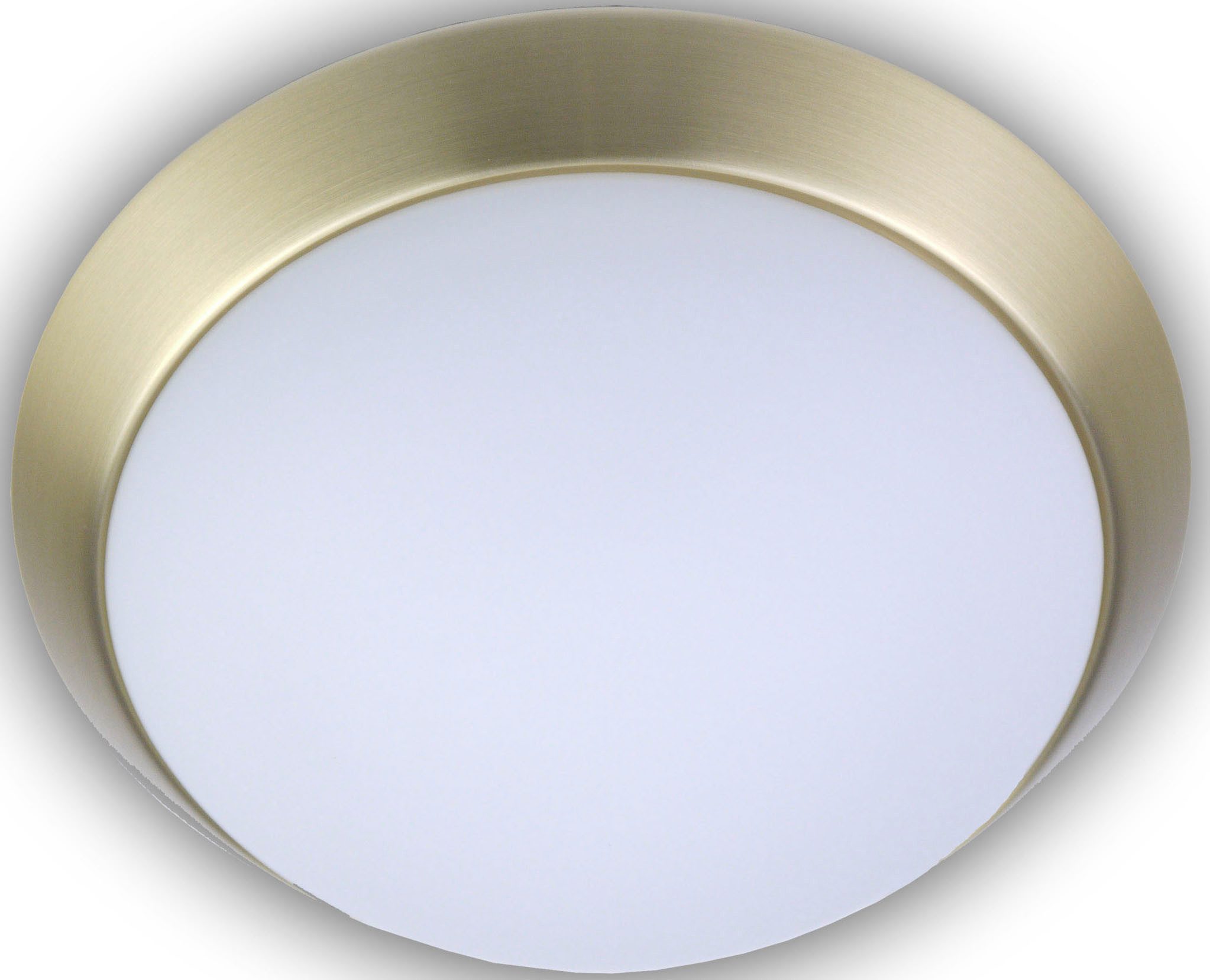 niermann Plafondlamp Opal matt, Dekorring Messing matt, 45 cm, HF Sensor (1 stuk)