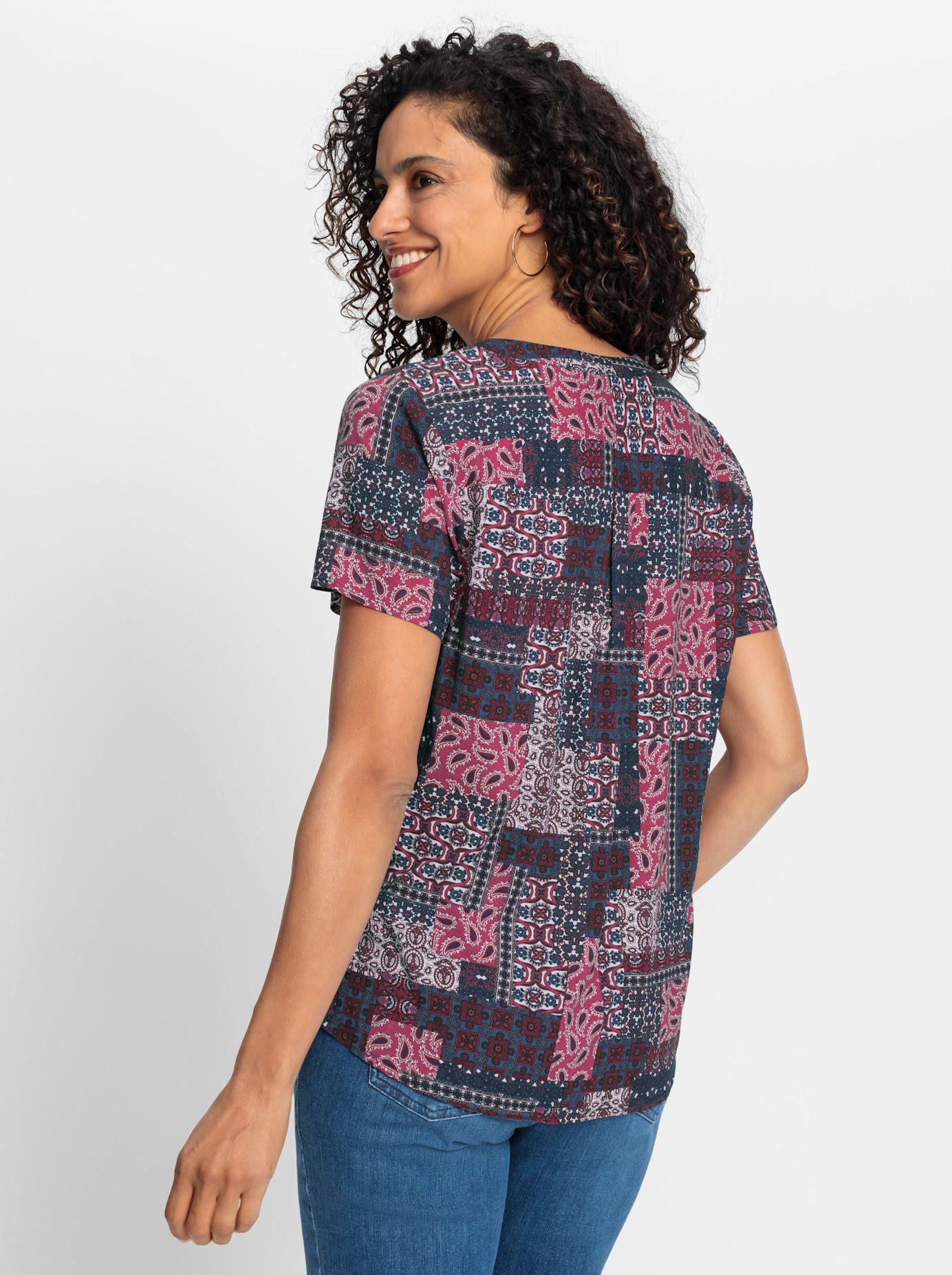 Classic Inspirationen Blouse met korte mouwen
