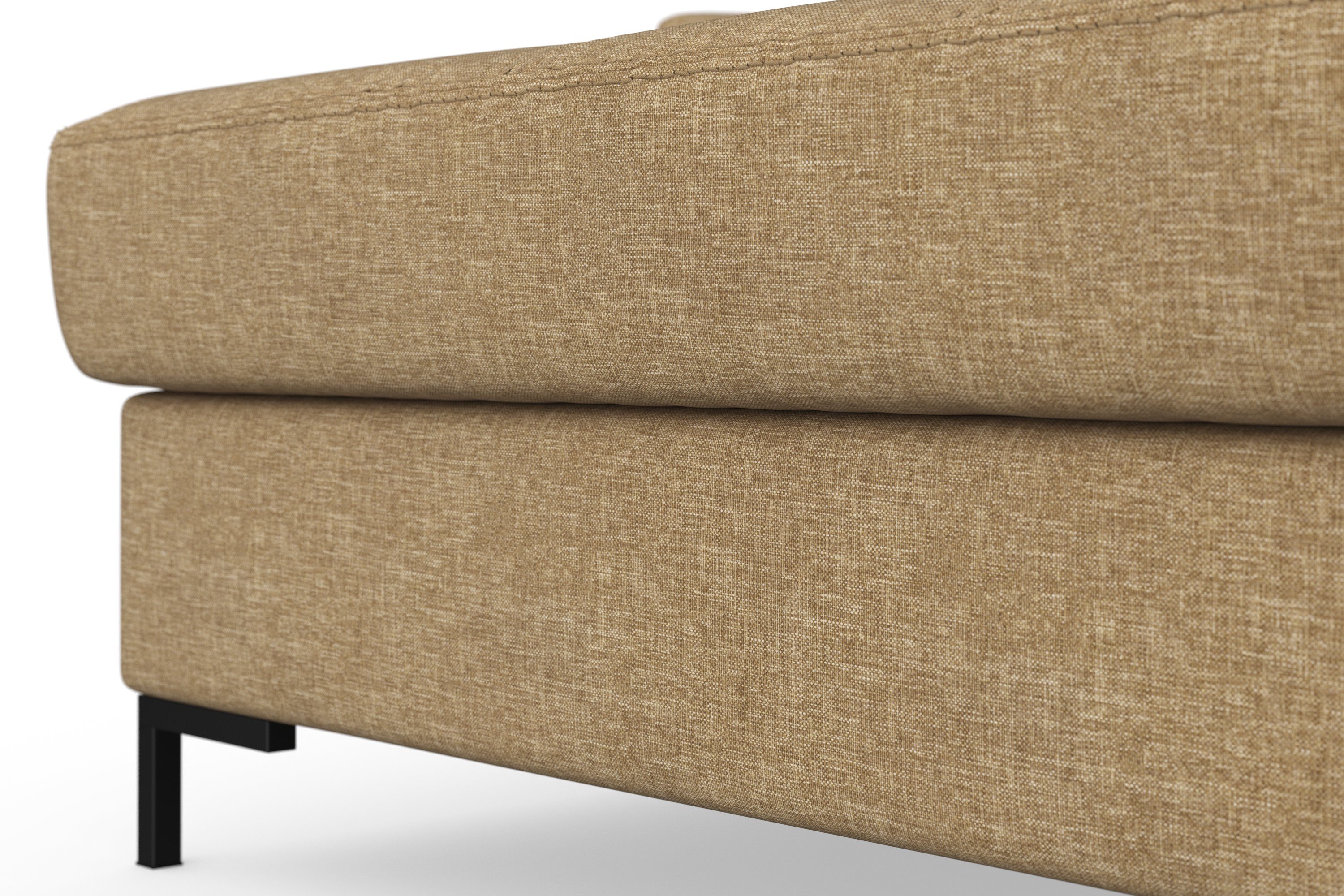 DOMO collection Hoekbank Capelo, comfortabel, duidelijke lijnen kenmerken dit ontwerp, L-Vorm met verstelbare armleuningen, naar keuze met slaapfunctie, binnenvering