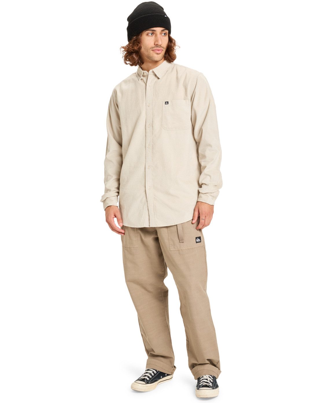 Quiksilver Overhemd met lange mouwen SMOKE TRAIL CORD