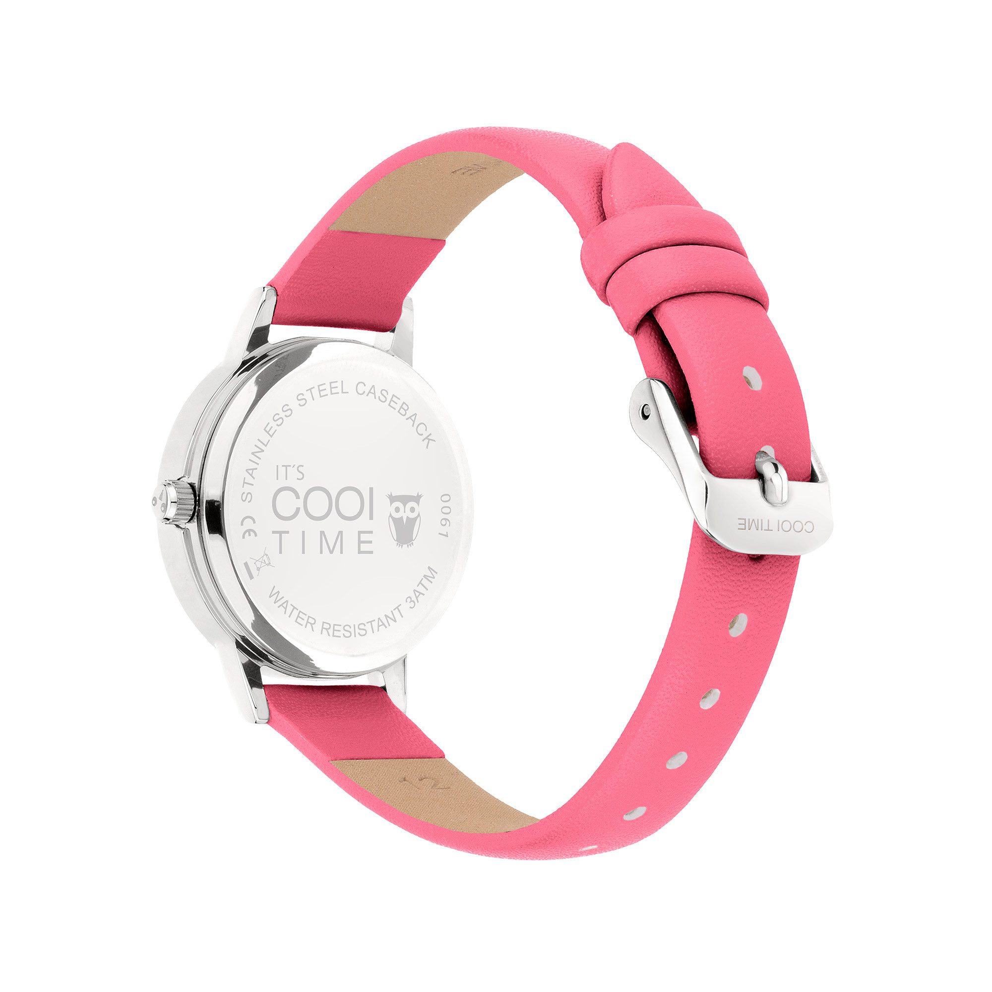 COOL TIME Kwartshorloge The Cool Pink Butterfly Horloge, kinderhorloge, meisje, analoog