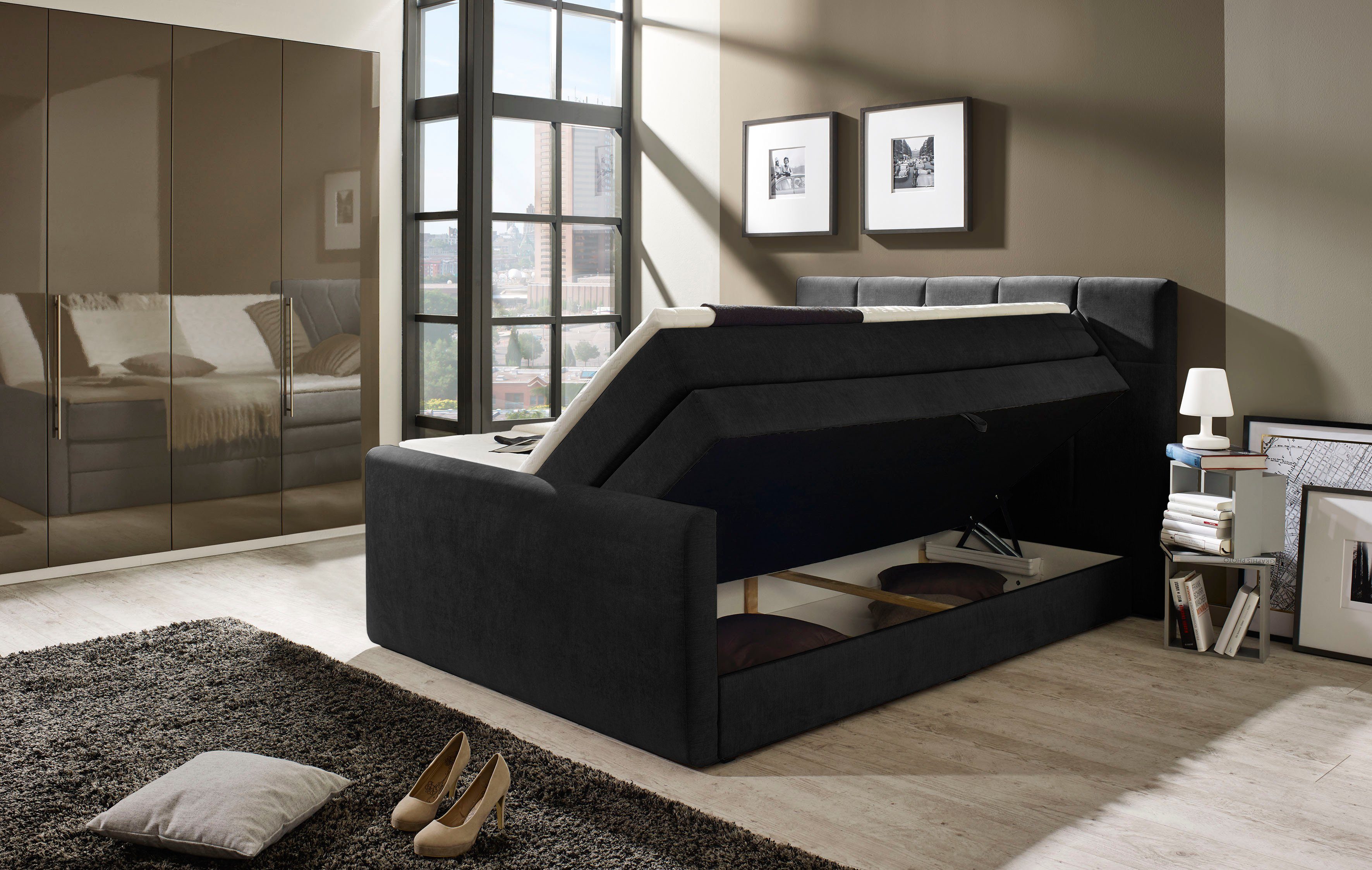 Places of Style Boxspring Atlanta inclusief topmatras en bedkist