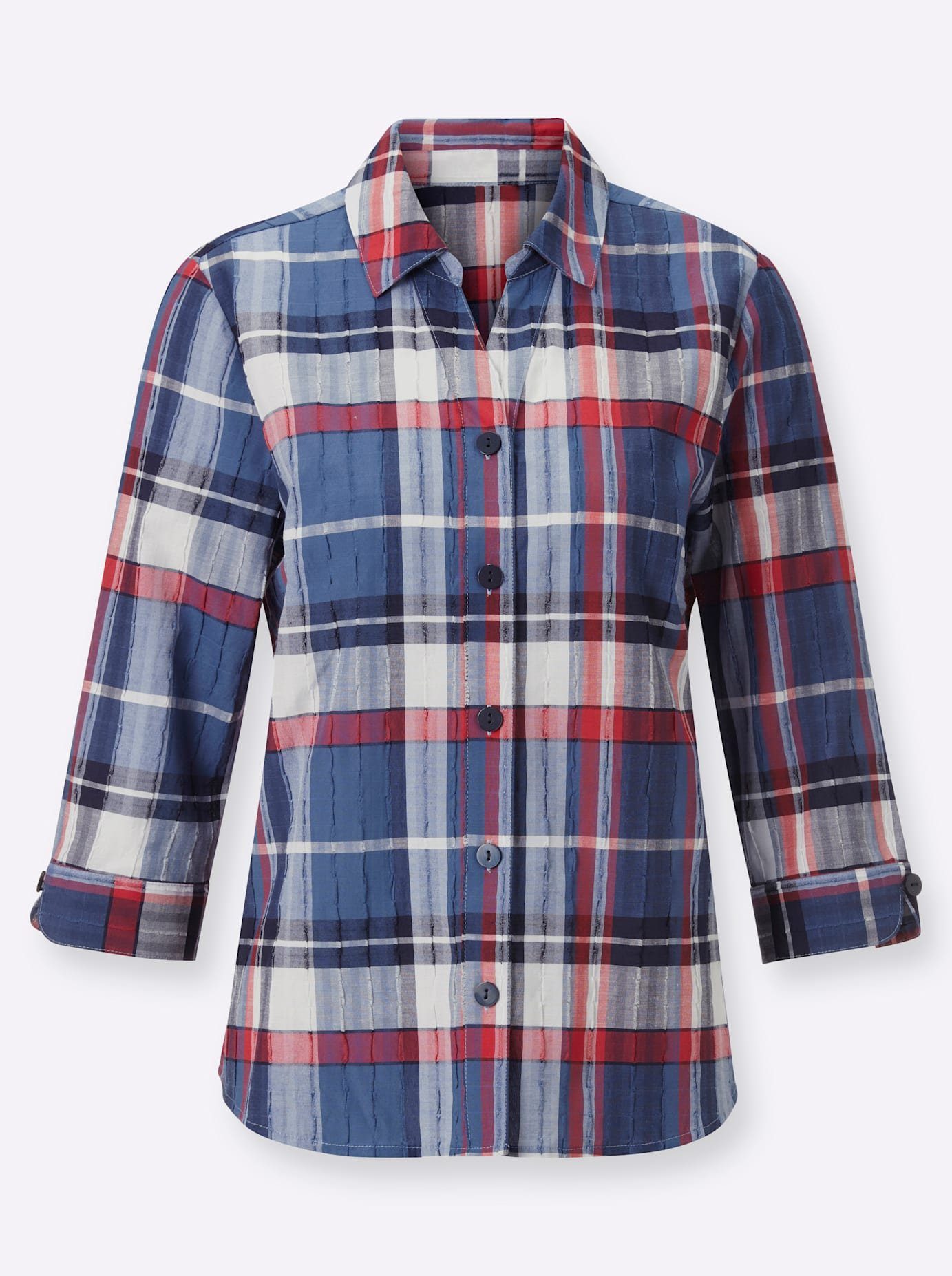 Casual Looks Geruite blouse
