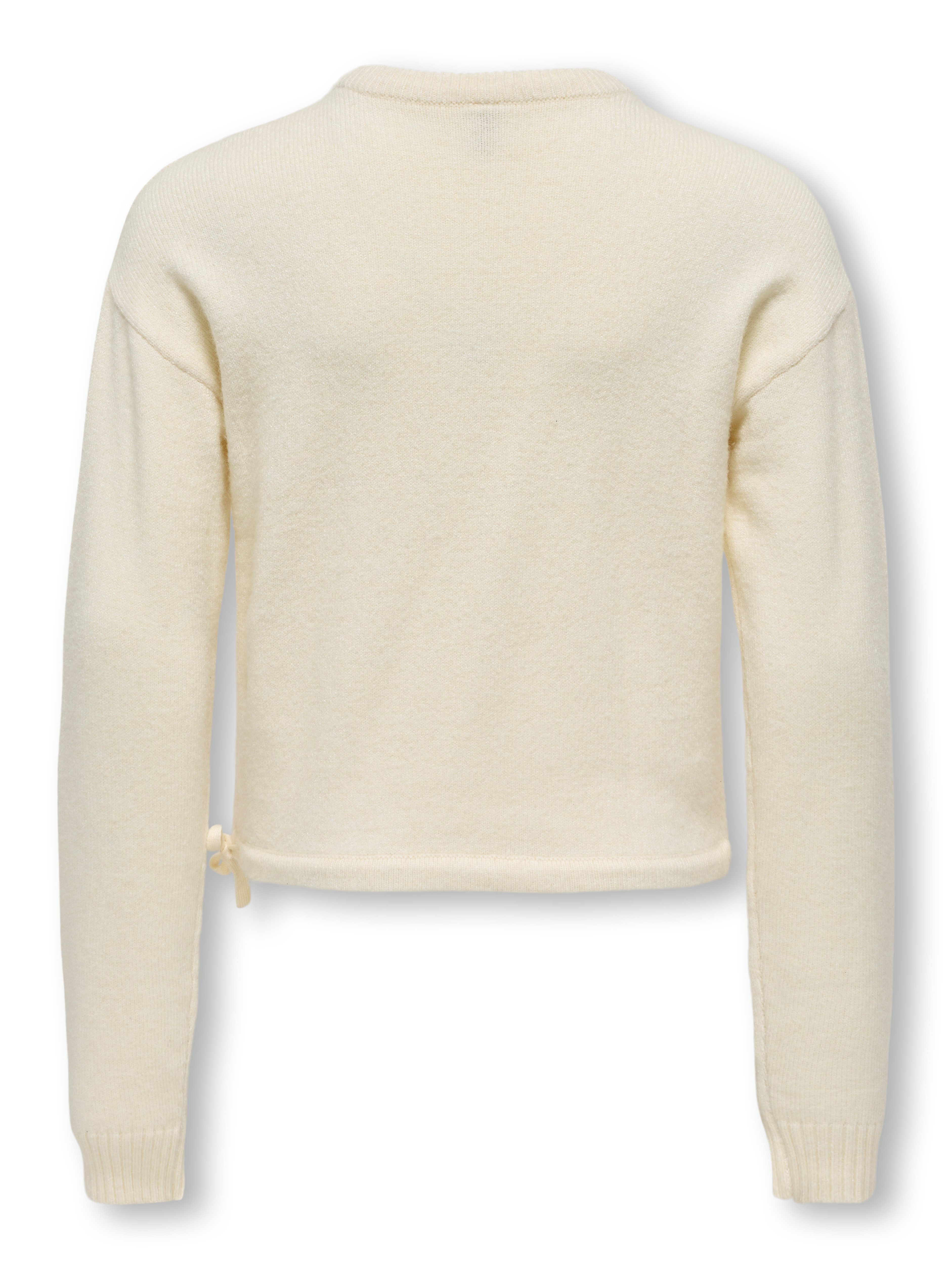 KIDS ONLY Gebreide trui KOGKATIA LS TEXT O-NECK CP KNT