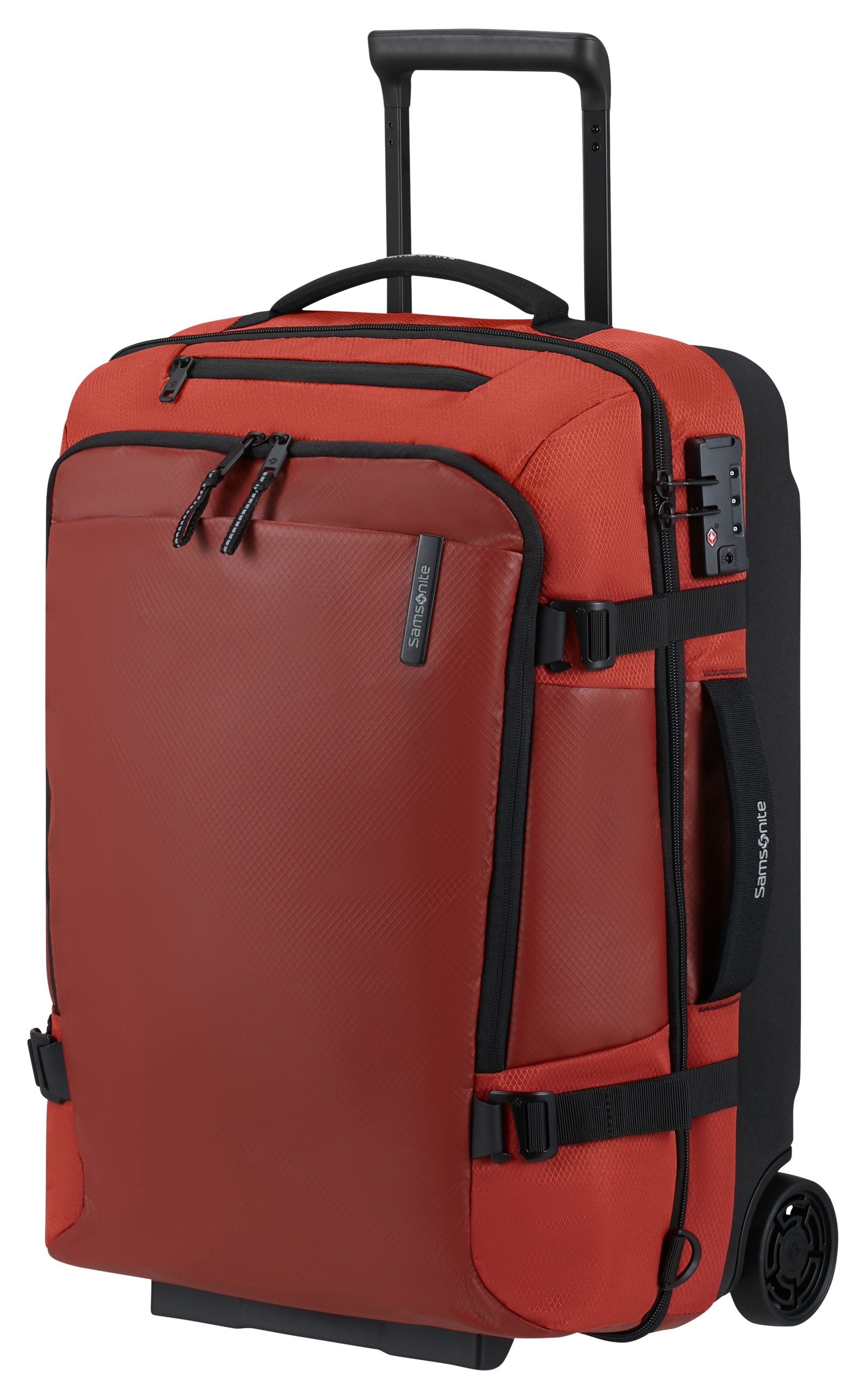 Samsonite Reistas ARMOX, 55 cm Duffel met wielen TSA-slot pakriemen trolley systeem