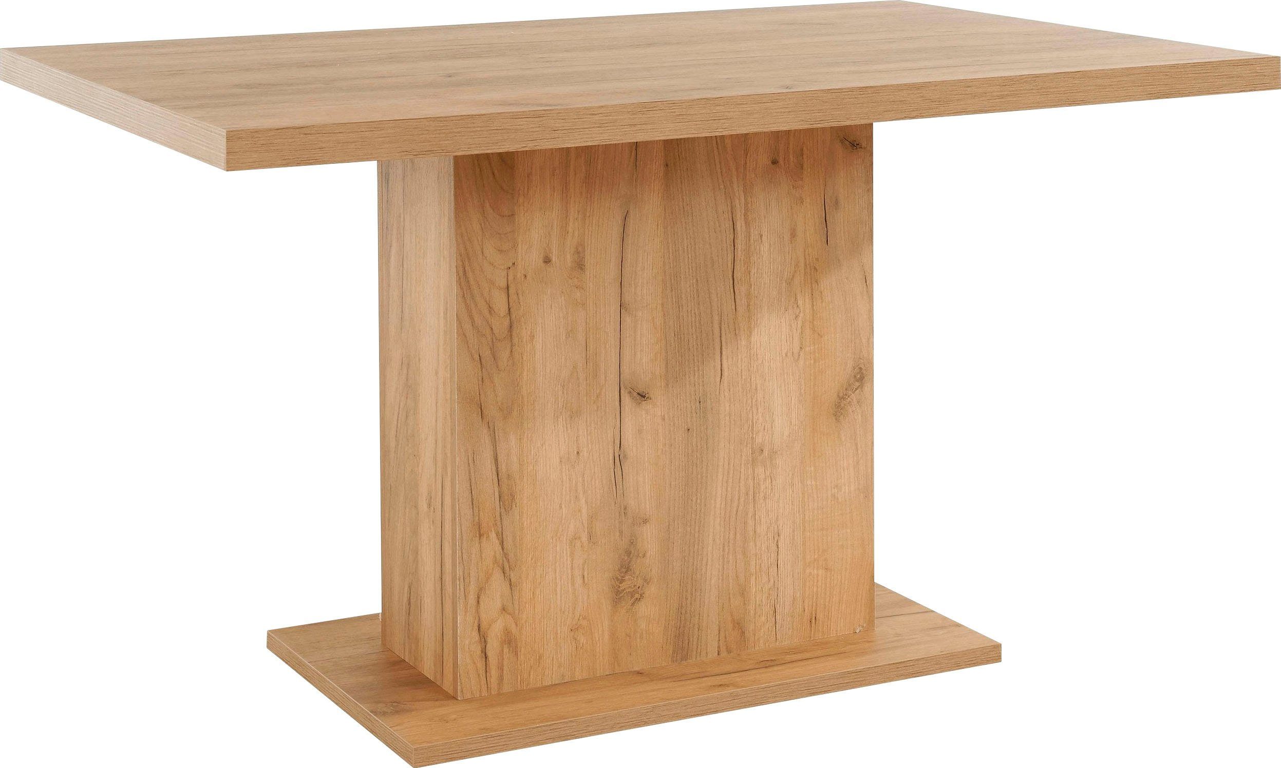 Home affaire Eethoek Beluna + Cross Eetkamer zitgroep stoelen tafel en bank comfortabel gepolsterd (set, 4-delig)