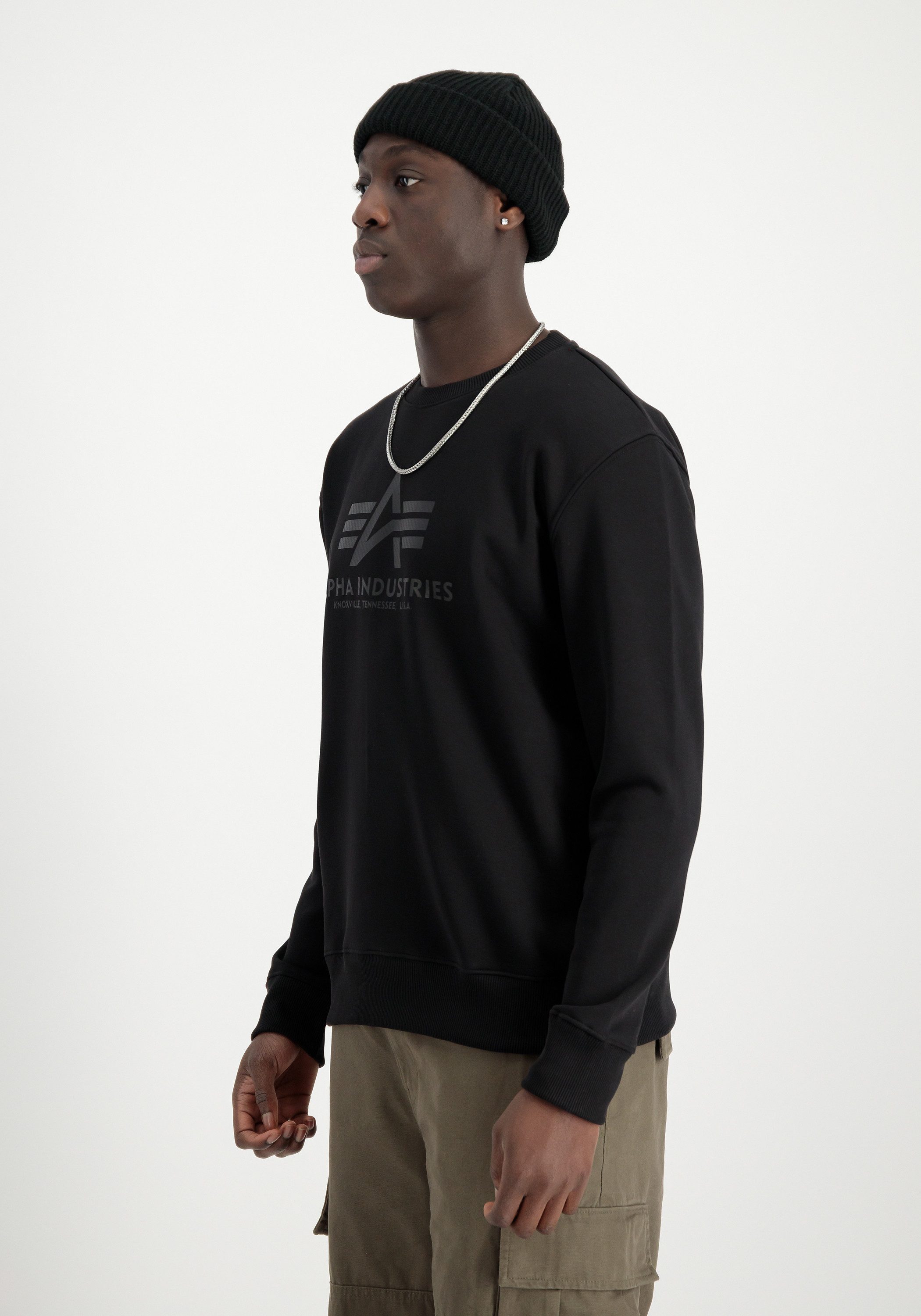 Alpha Industries Sweater Alpha Industries Men - Sweatshirts Basic Sweatshirt Carbon