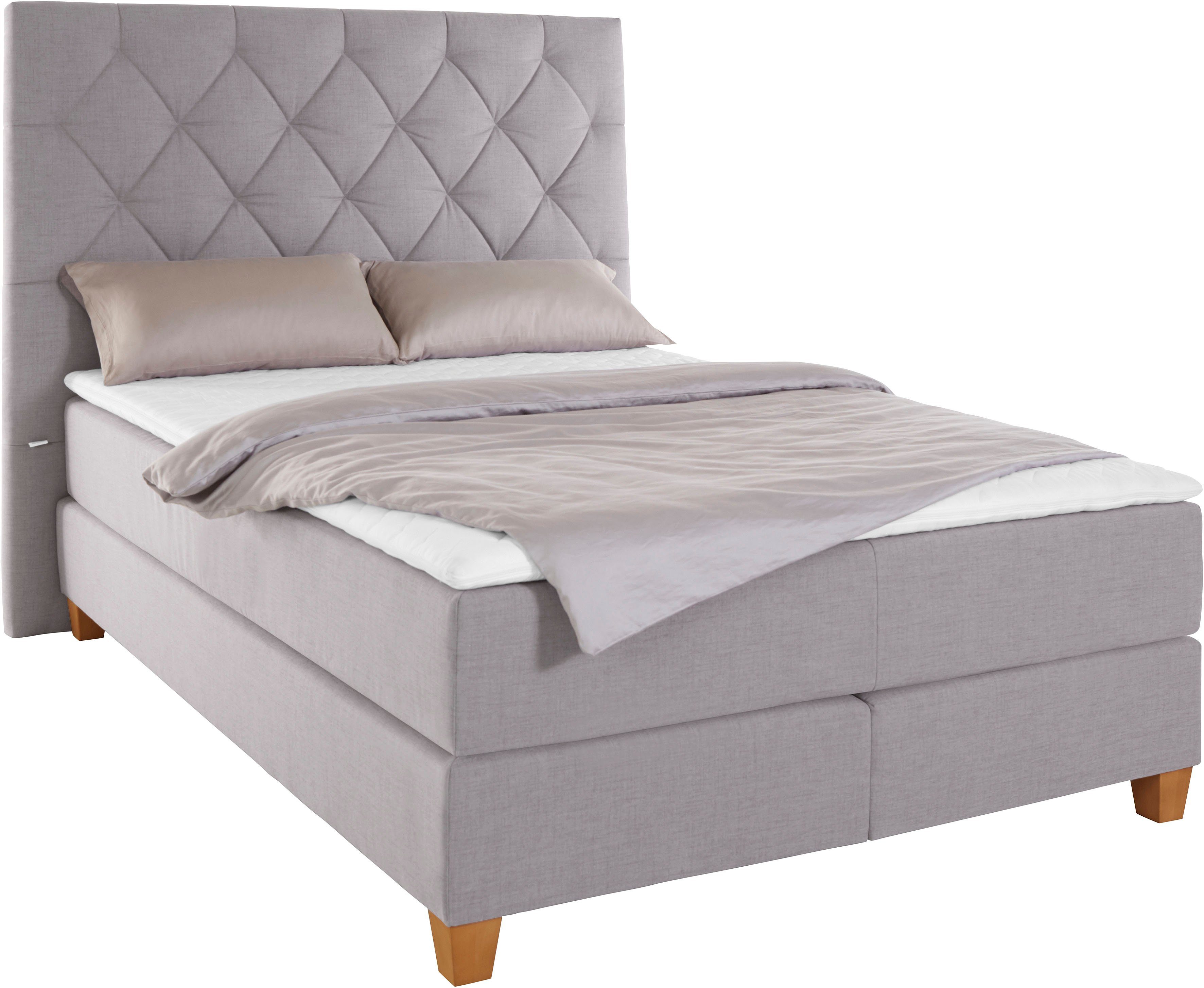 Guido Maria Kretschmer Home&Living Boxspring Harmones hoog in 3 breedten, hardheid ook gemengd met elk 1 matras in h2 en h3