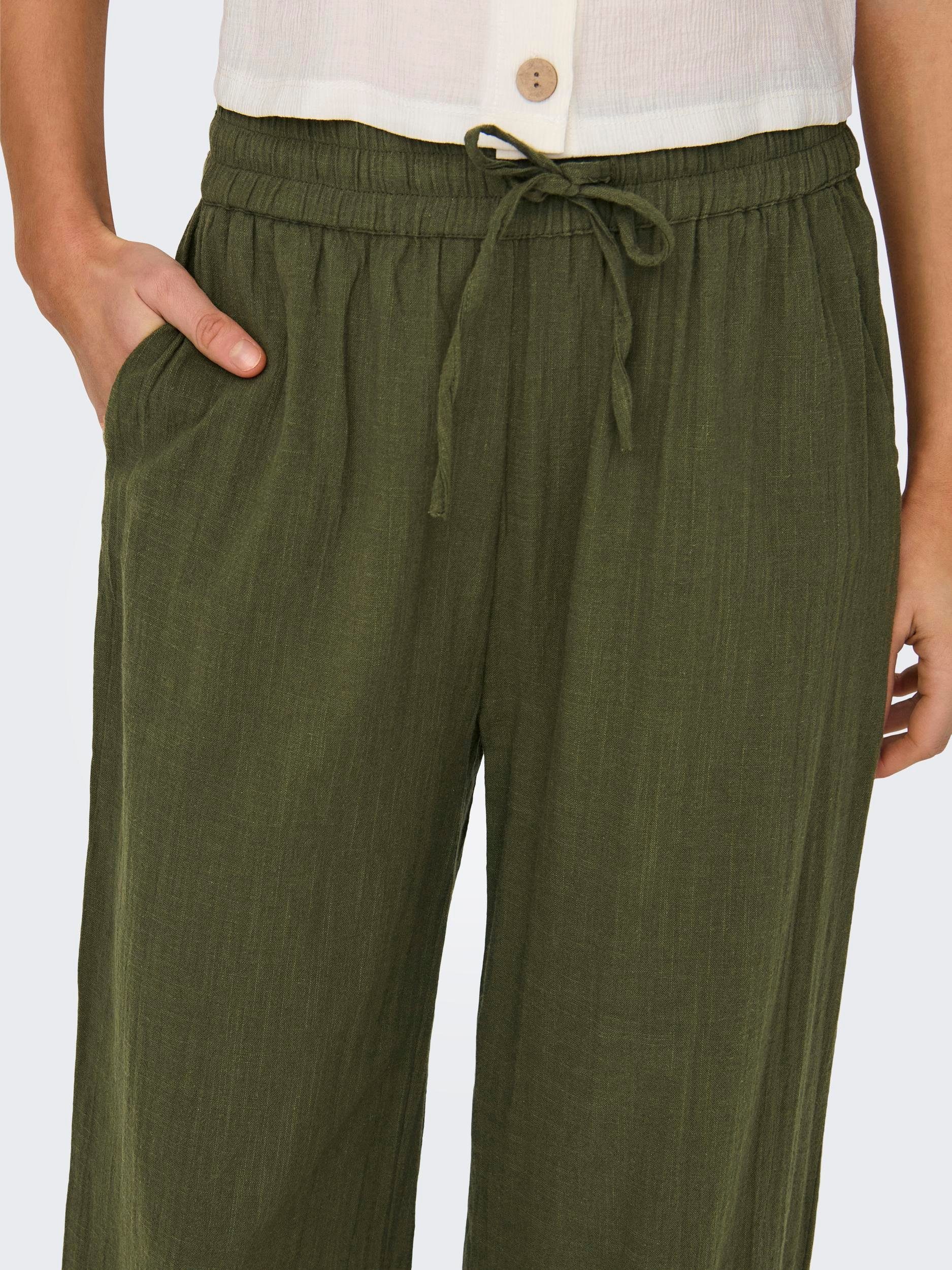 Only Comfortbroek ONLTIZANA COTTON LOOSE PANTS WVN