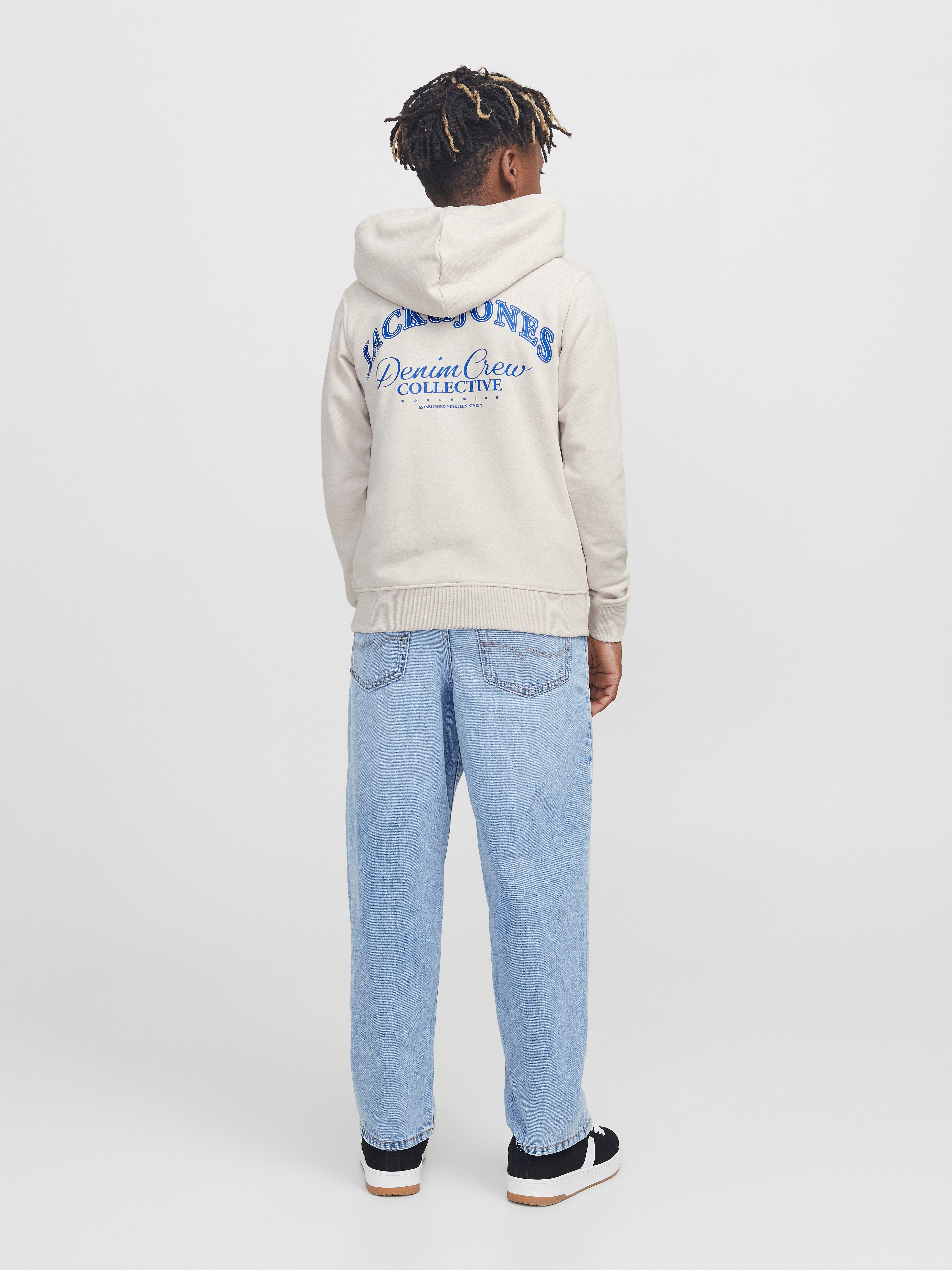 Jack & Jones Junior Hoodie JJEBRANDES BACKP RELAXED SWEAT H SN JNR