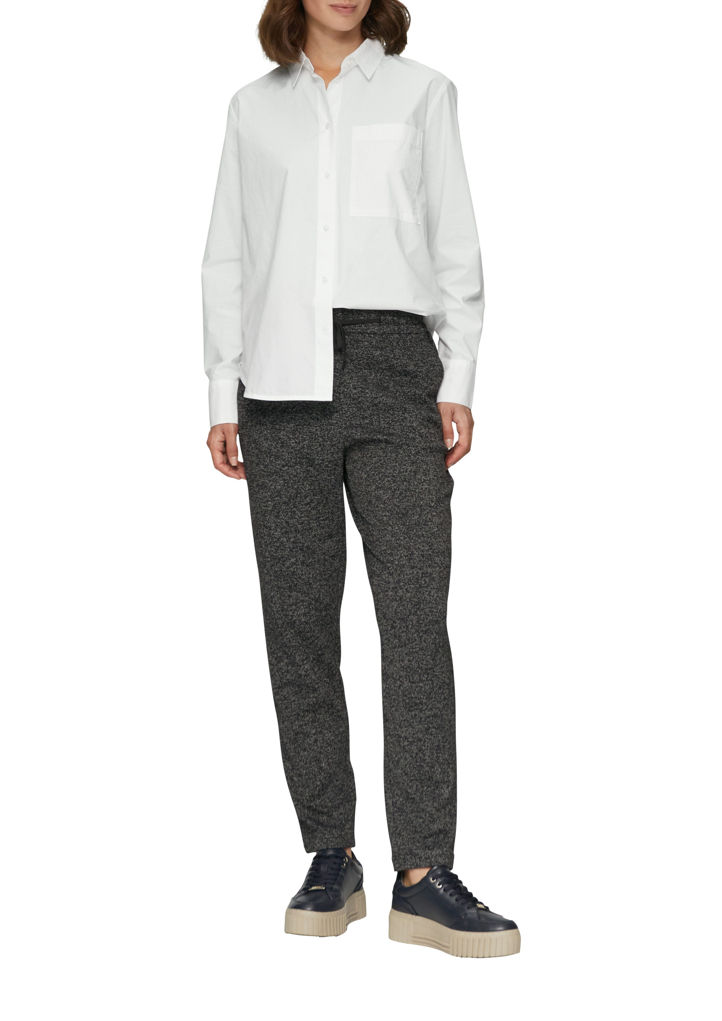s.Oliver Blouse met lange mouwen met borstzak