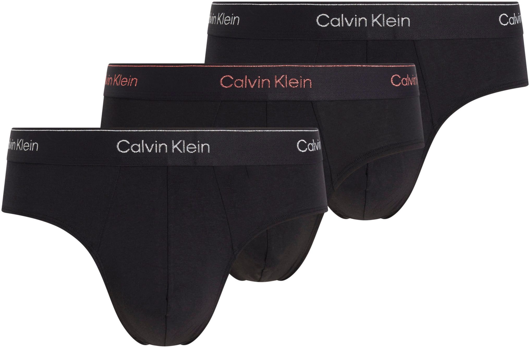 Calvin Klein Hipster HIP BRIEF 3PK met logo-elastische tailleband (3 stuks) (3 stuks)
