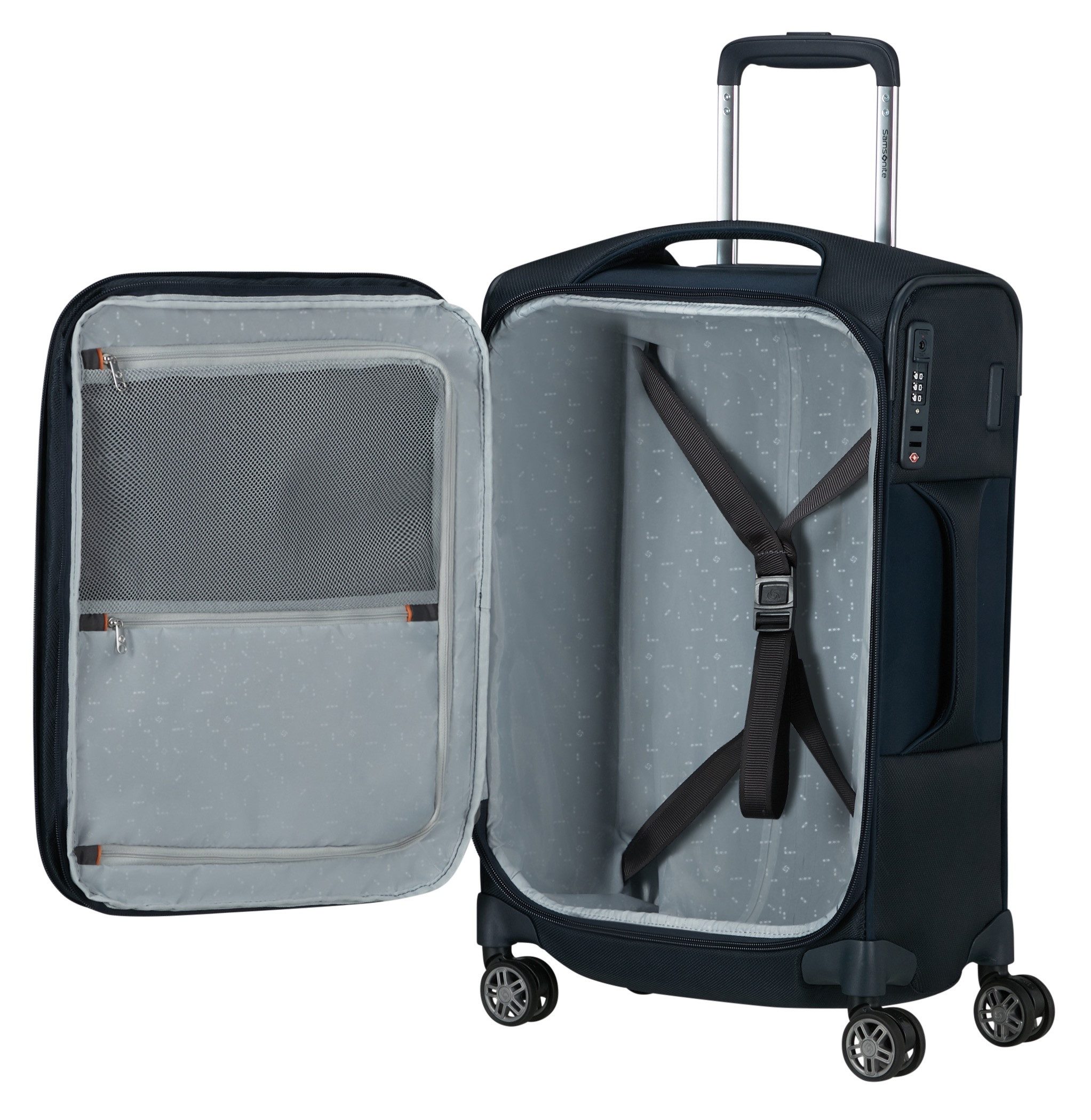 Samsonite Zachte bagage trolley RE-LITE, verschillende maten en kleuren (set, 2 stuks)