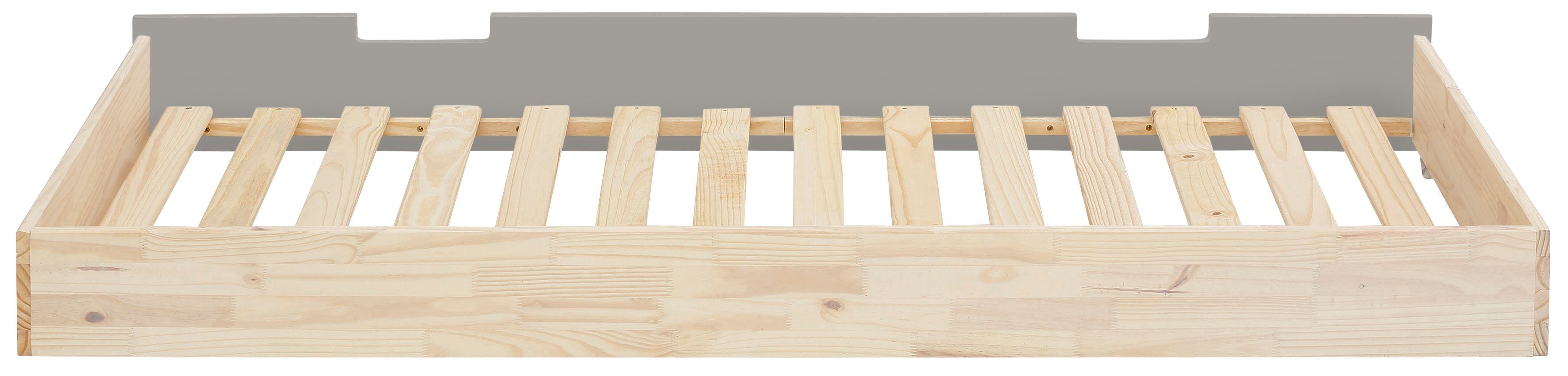 Lüttenhütt Bedlade Janne Grenenhout en mdf, slaapgelegenheid, ligoppervlak 90x190 cm