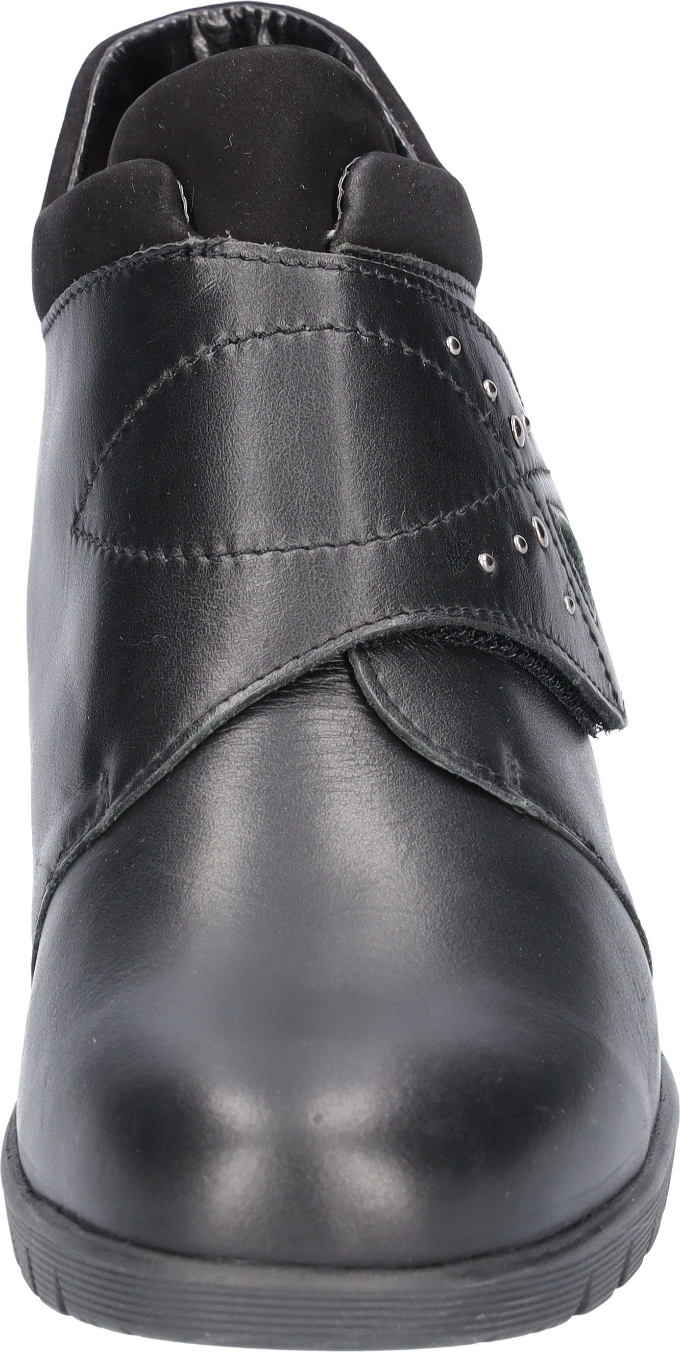Waldläufer Klittenbandboots KAMELA , enkellaars, comfort schoen met praktische klittenbandsluiting, k-breedte