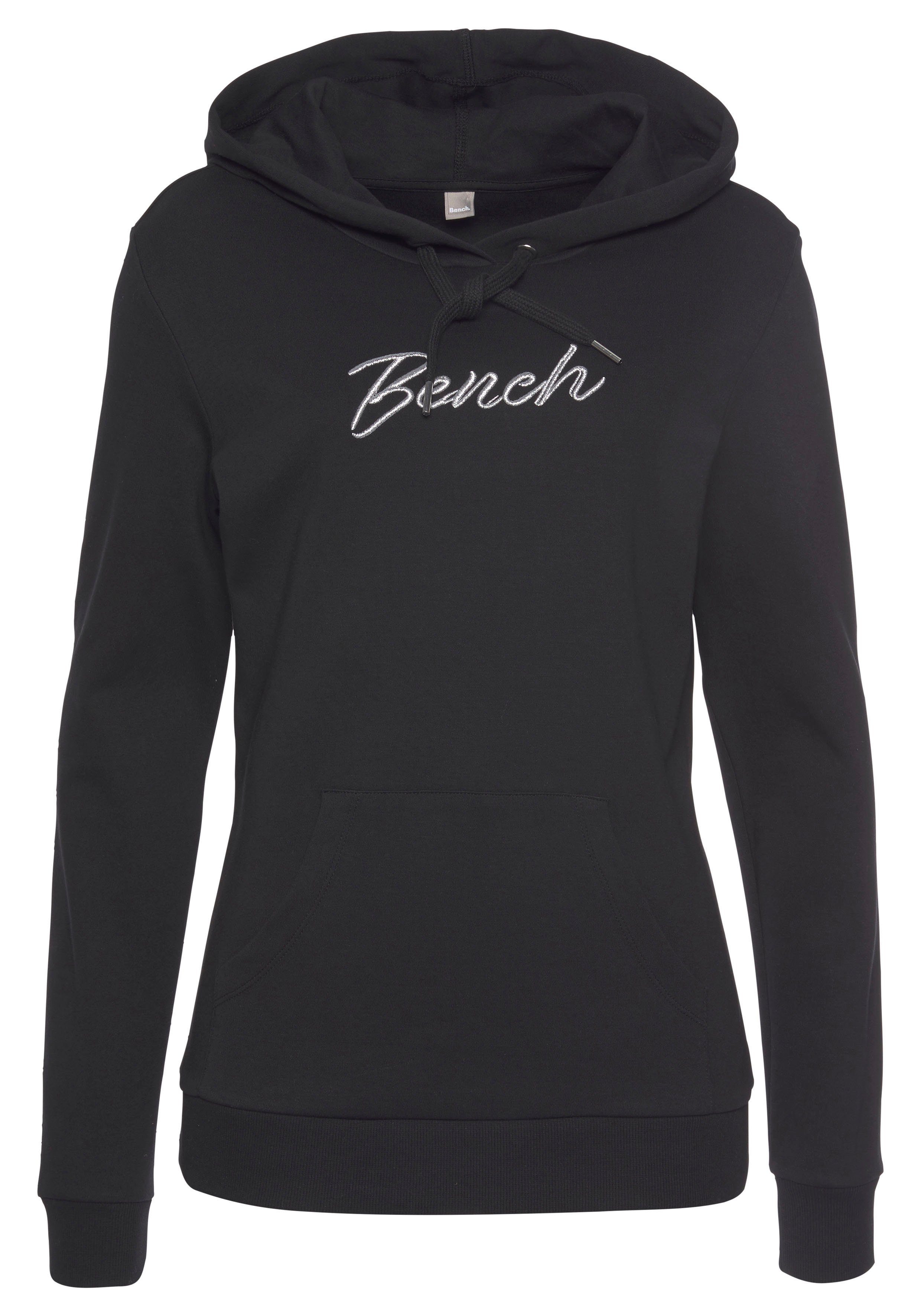 Bench. Loungewear Hoodie met glanzende logo-borduurwerk, loungepak, hoodie