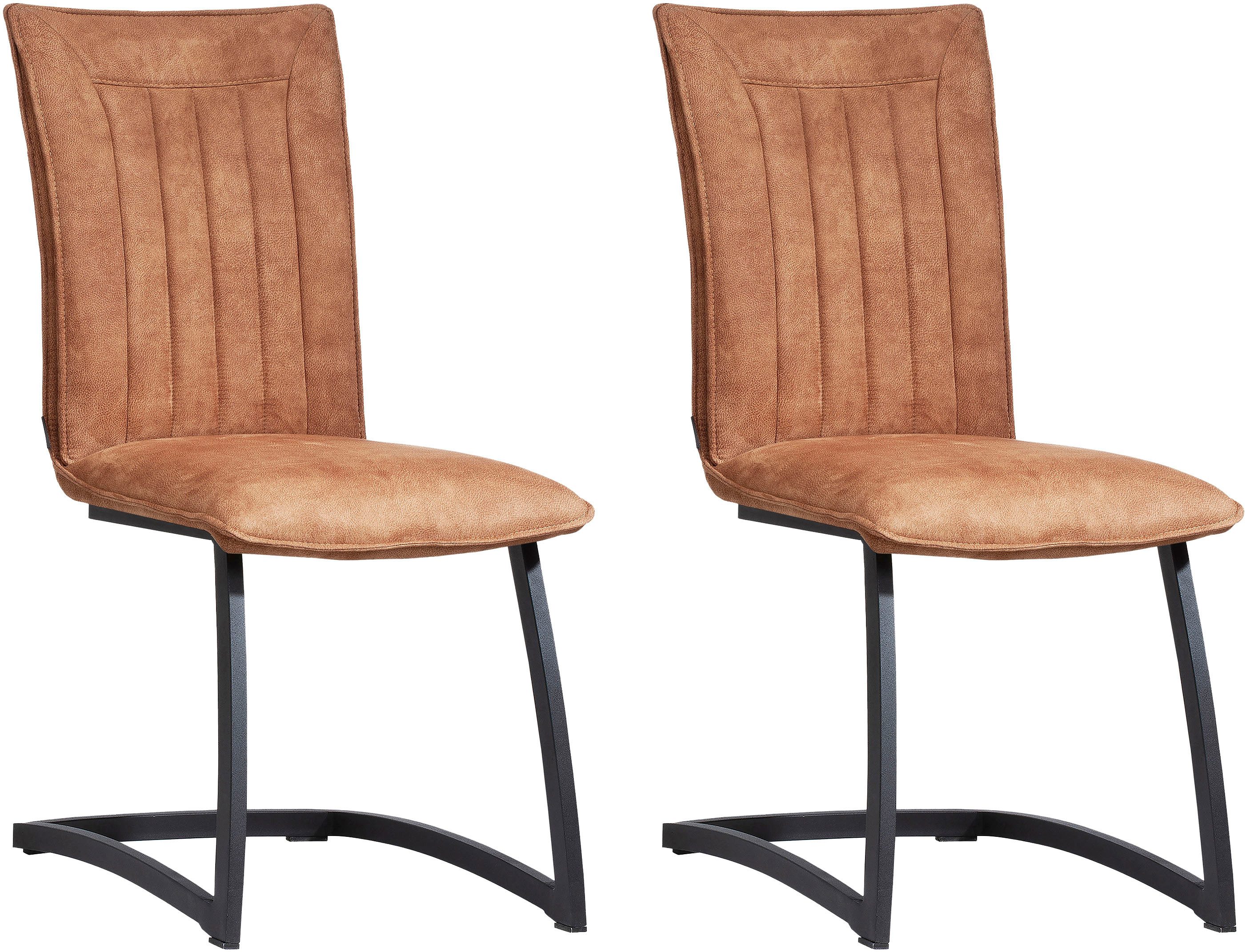 OMG Design Vrijdragende stoel Amara Eetkamerstoel, keukenstoel, onderhoudsvriendelijke bekleding (set)