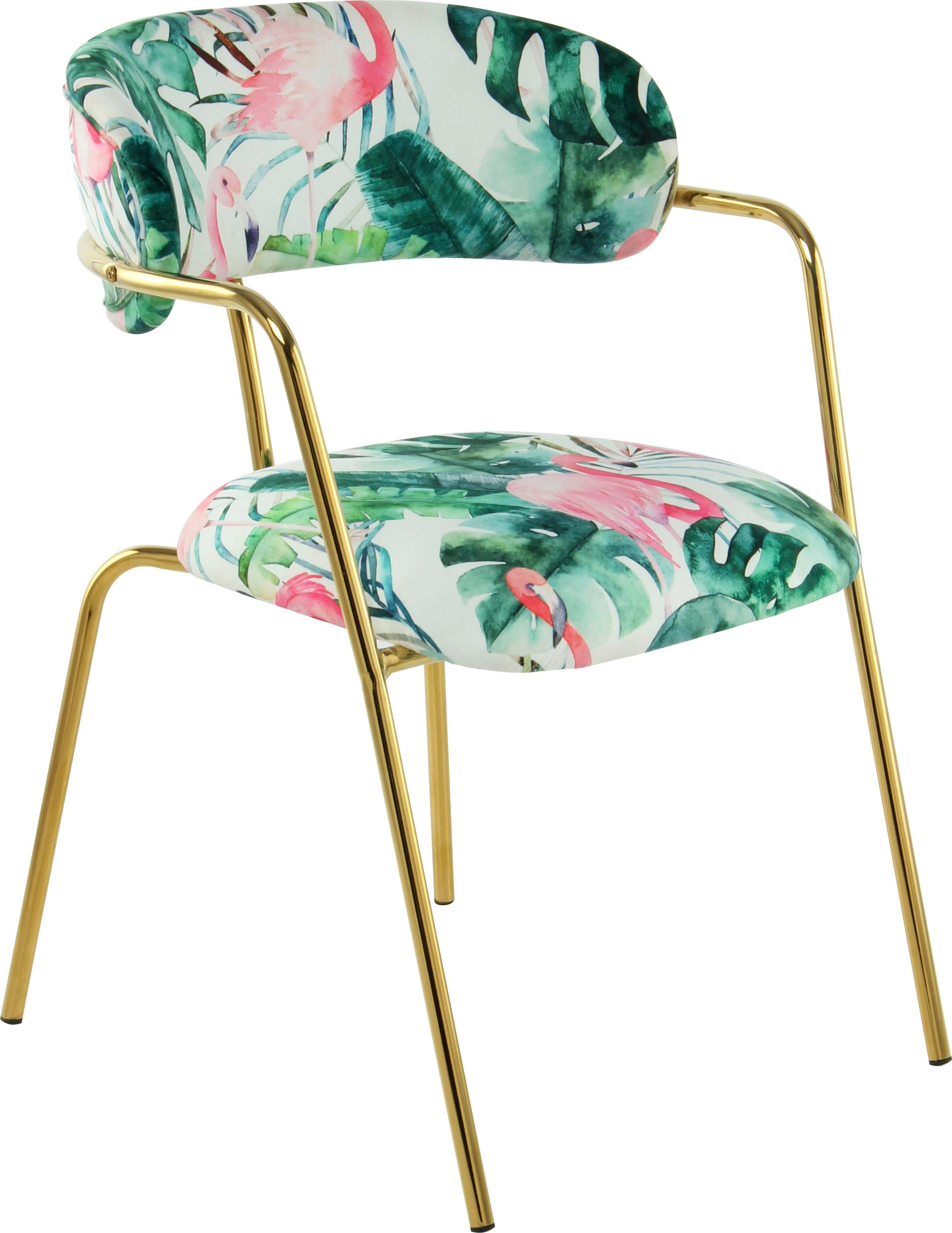 Kayoom Stoel Forest 425 2-delige set, fluweelzachte bekleding met hoog zitcomfort (set, 2 stuks)