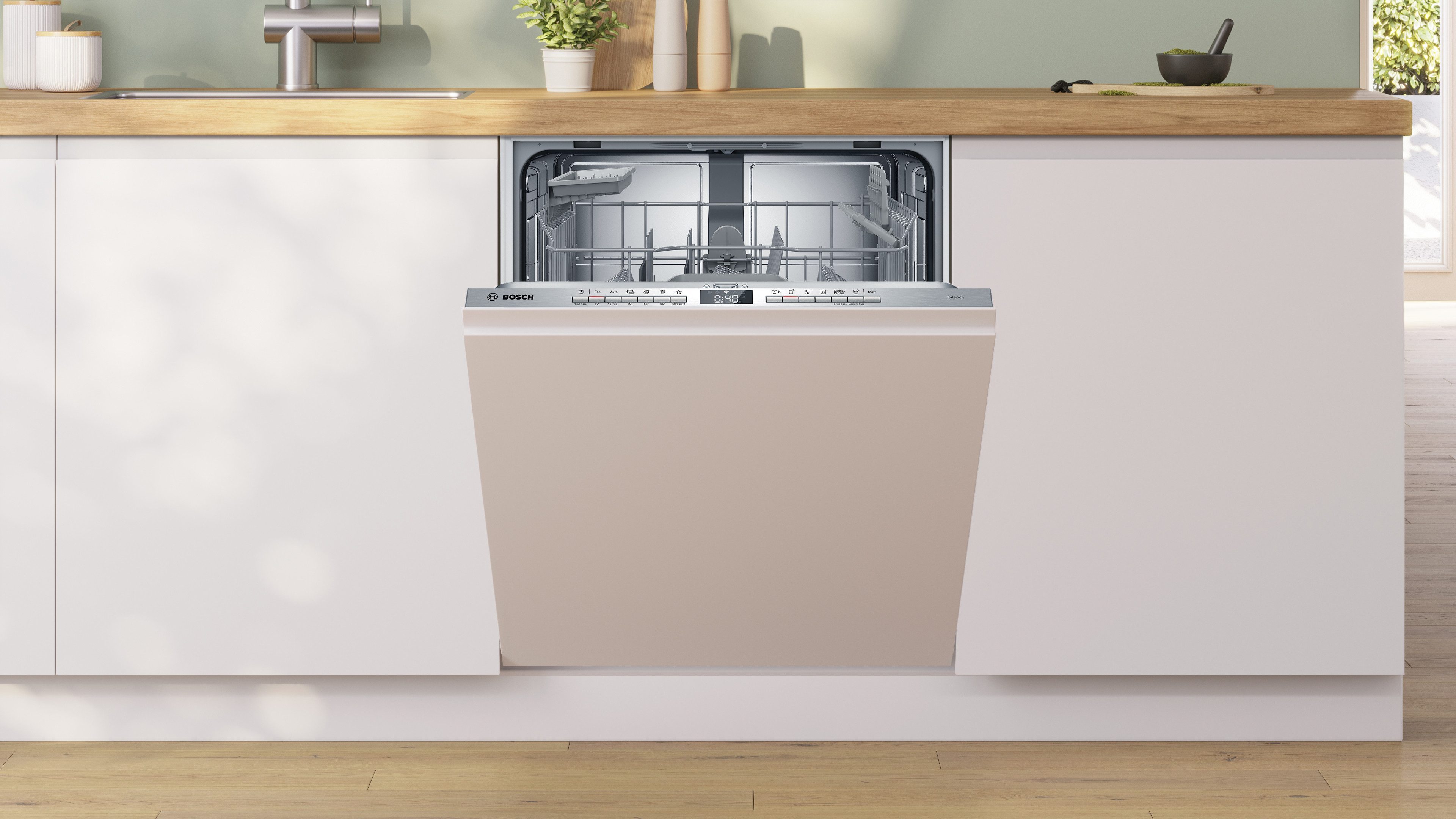 BOSCH Volledig geïntegreerde vaatwasser SBV4HTX00E, 86,5 cm x 59,8 cm