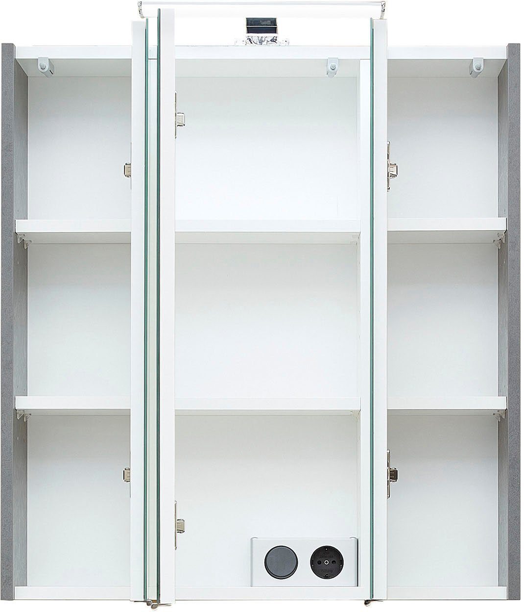 Saphir Badkamerserie Quickset 945 4-delig, wastafelonderkast en LED spiegelkast (4-delig)