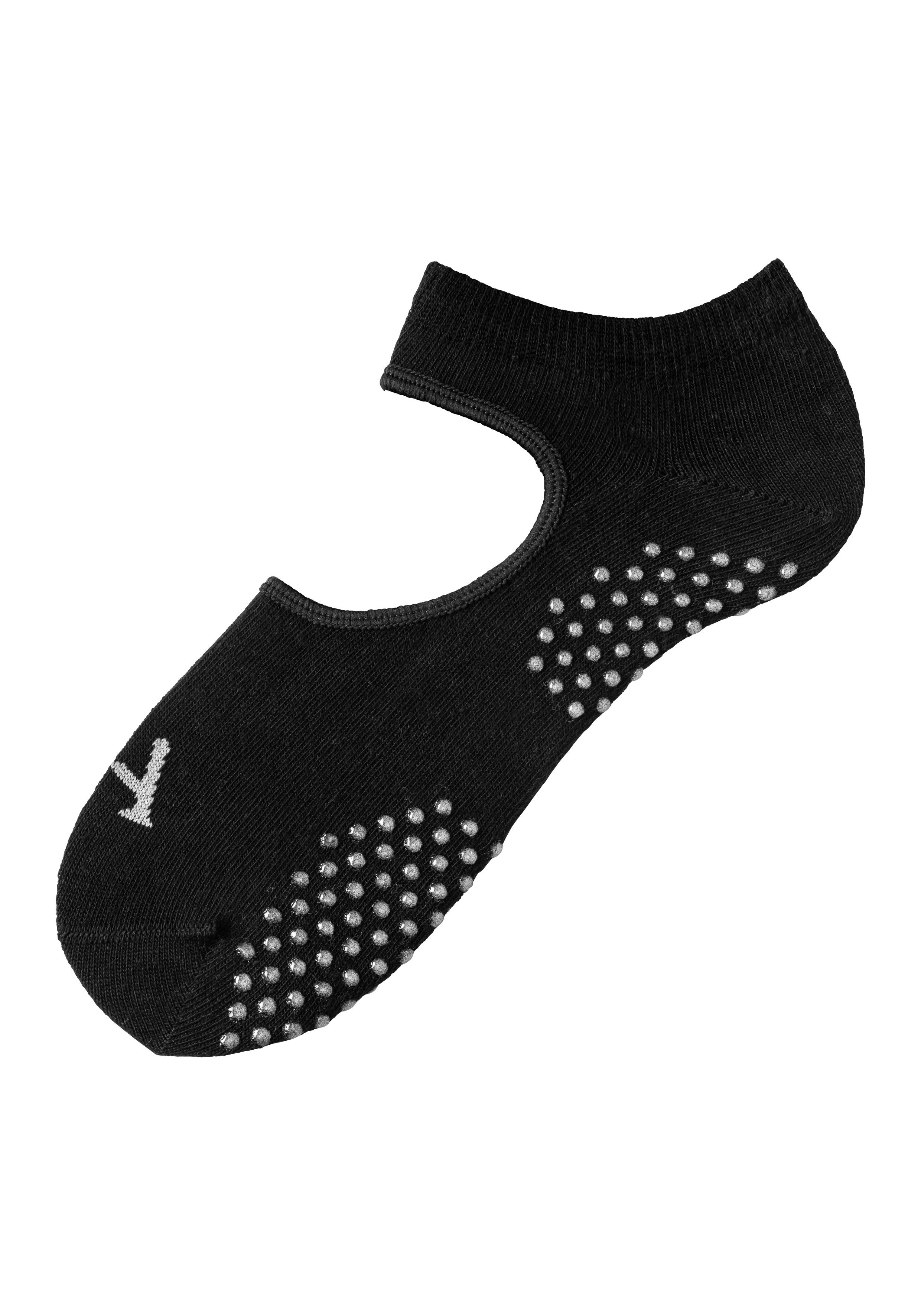 active by Lascana ABS-sokken met uitsparing op de wreef (set 3 paar)