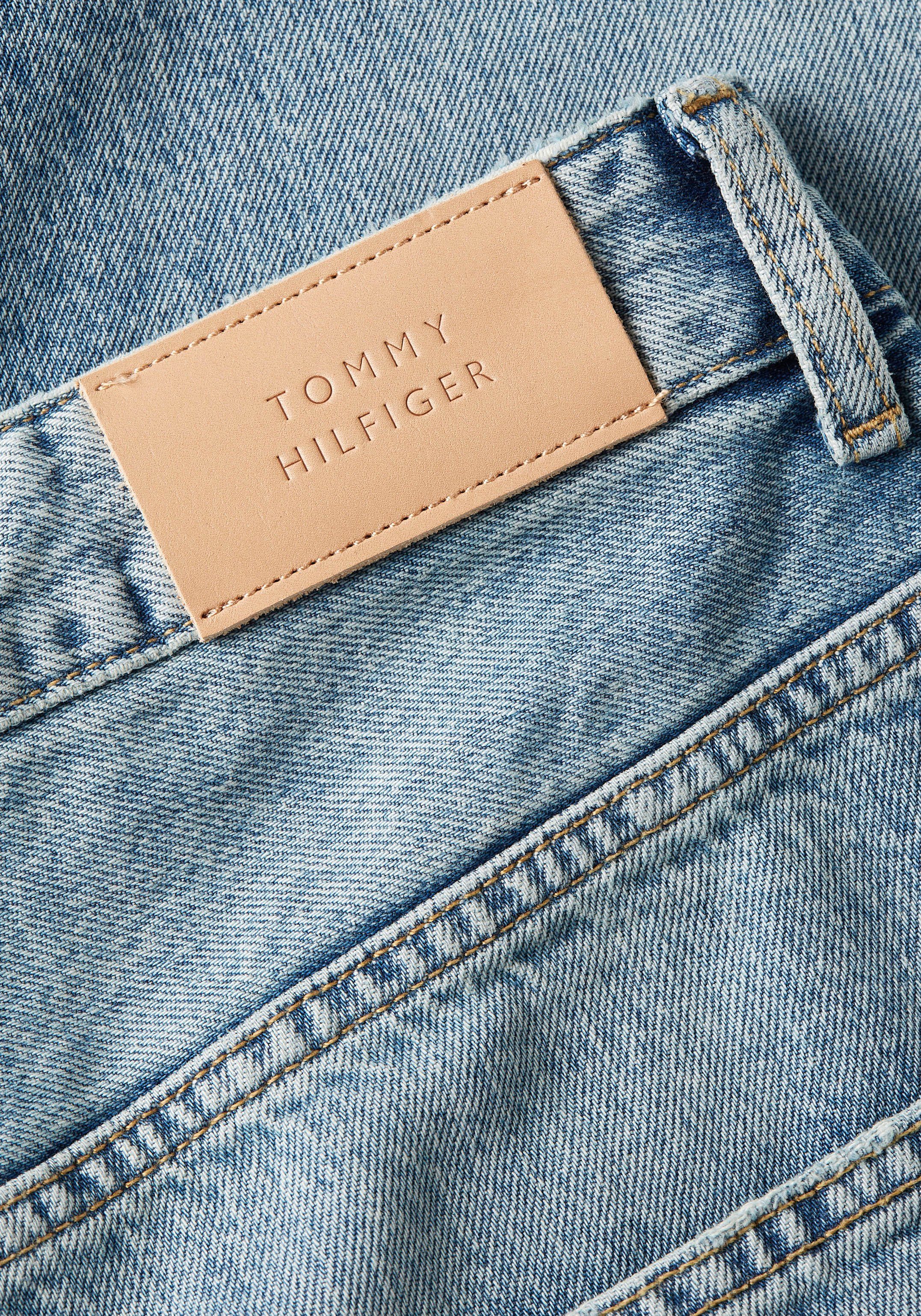 Tommy Hilfiger Jeans rok DNM RW RELAXED SKIRT MIO WRN