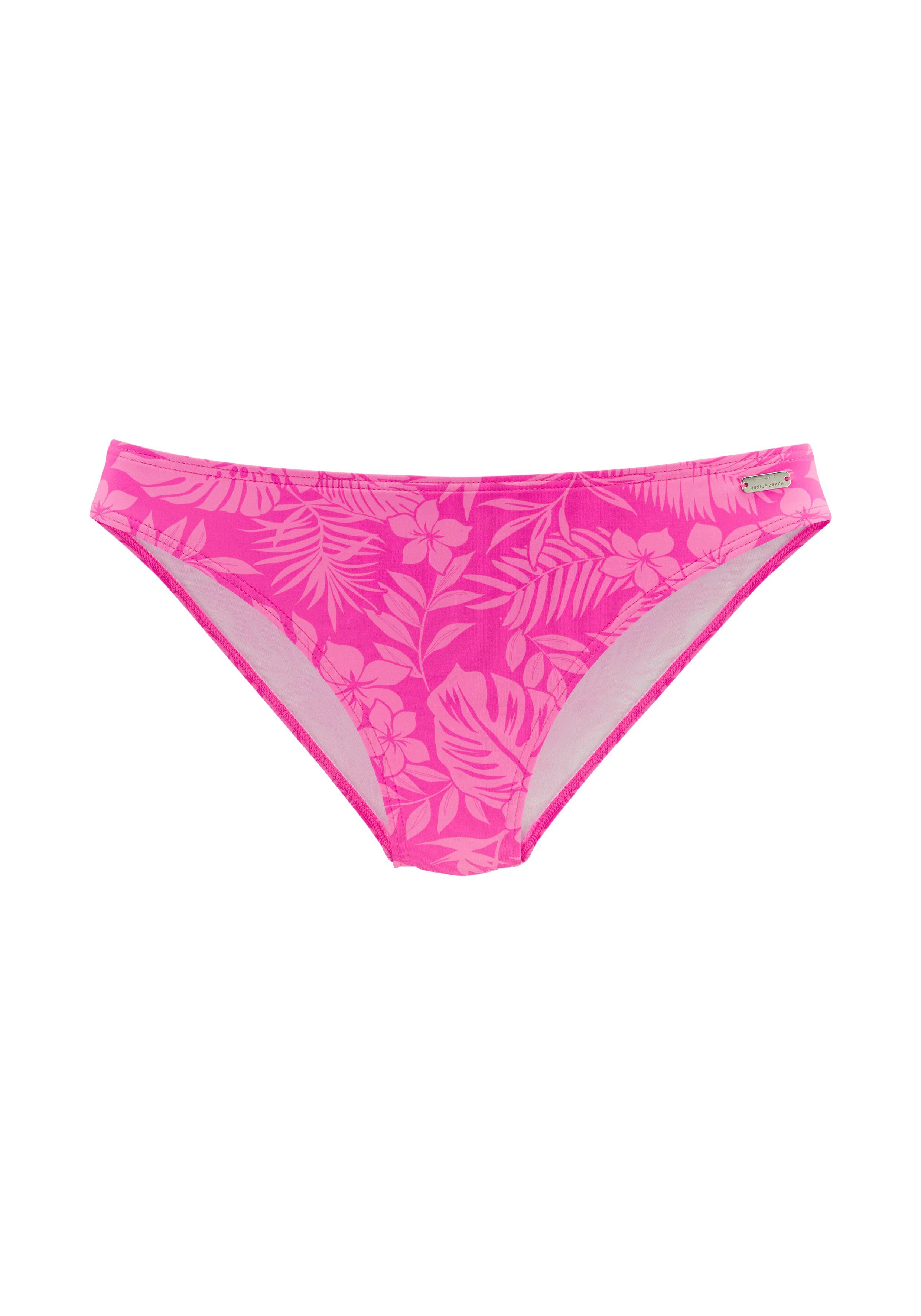 Venice Beach Bikinibroekje Moloka met tropische print