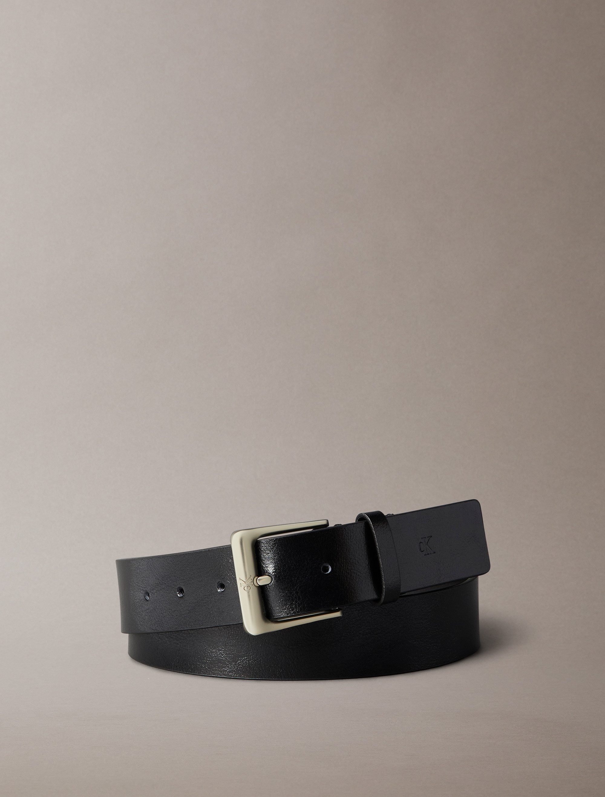 Calvin Klein Leren riem CLASSIC BUCKLE 35MM