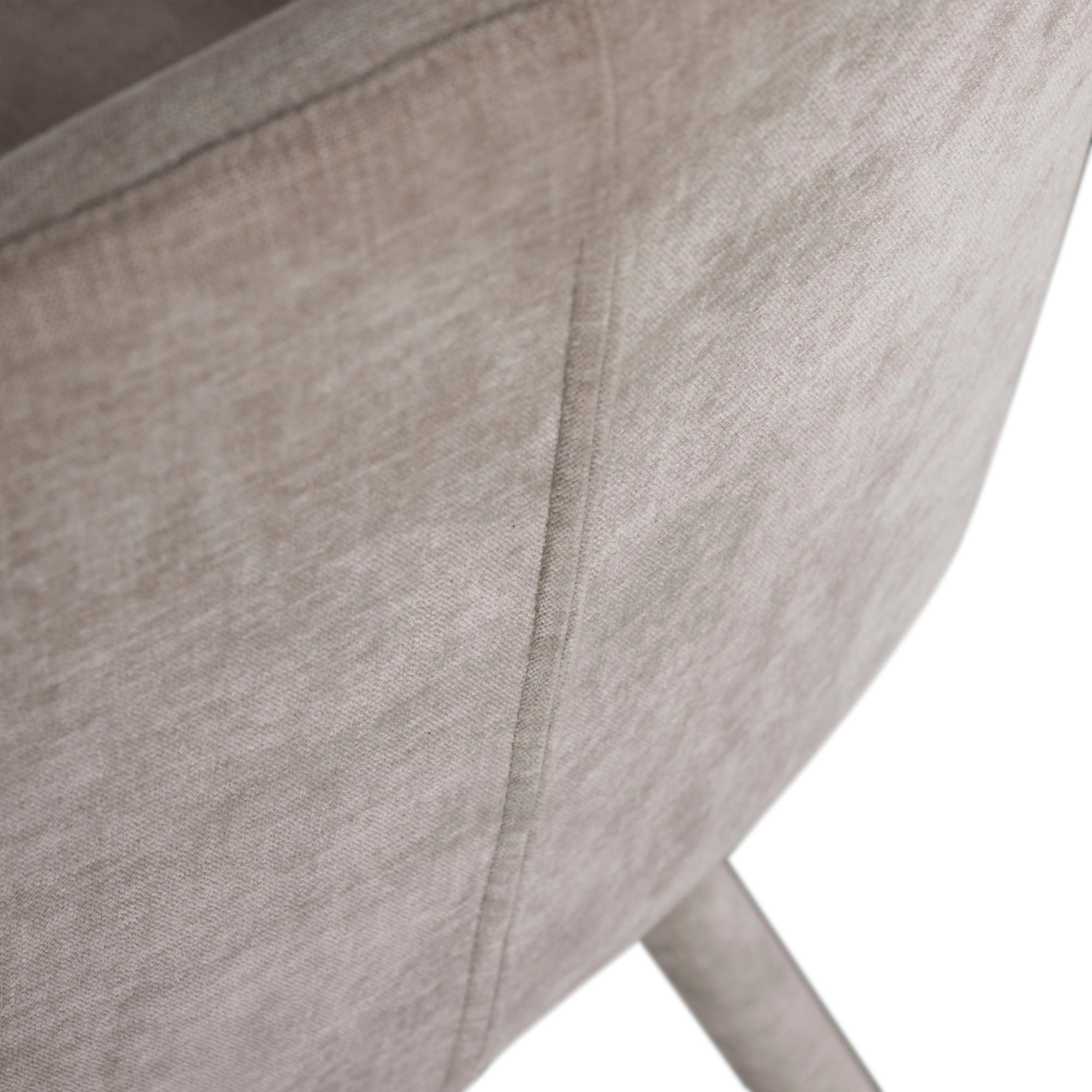 WOOOD Eetkamerstoel Curve met gevoerde poten, hoogte 83 cm (set, 2 stuks)