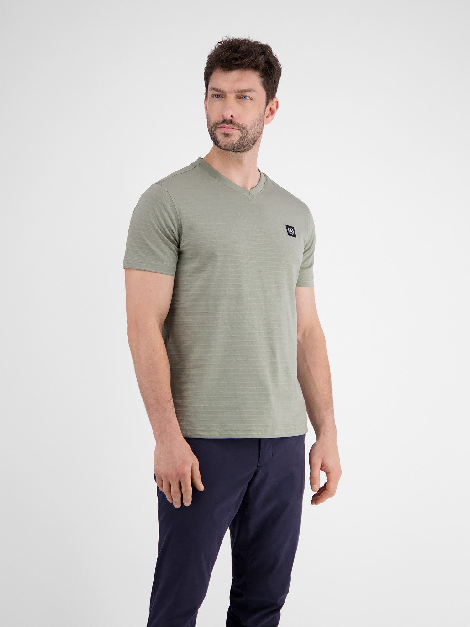 Lerros T-shirt LERROS heren T-shirt met V-hals
