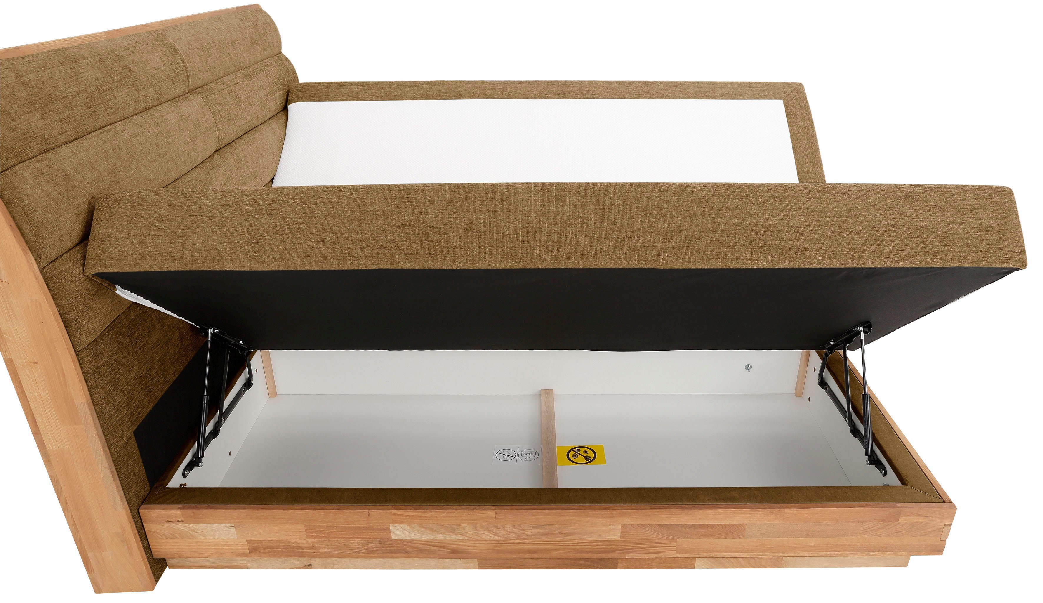 OTTO products Boxspring JENNA zonder ledverlichting, met gecertificeerde, gerecyclede overtrekstoffen