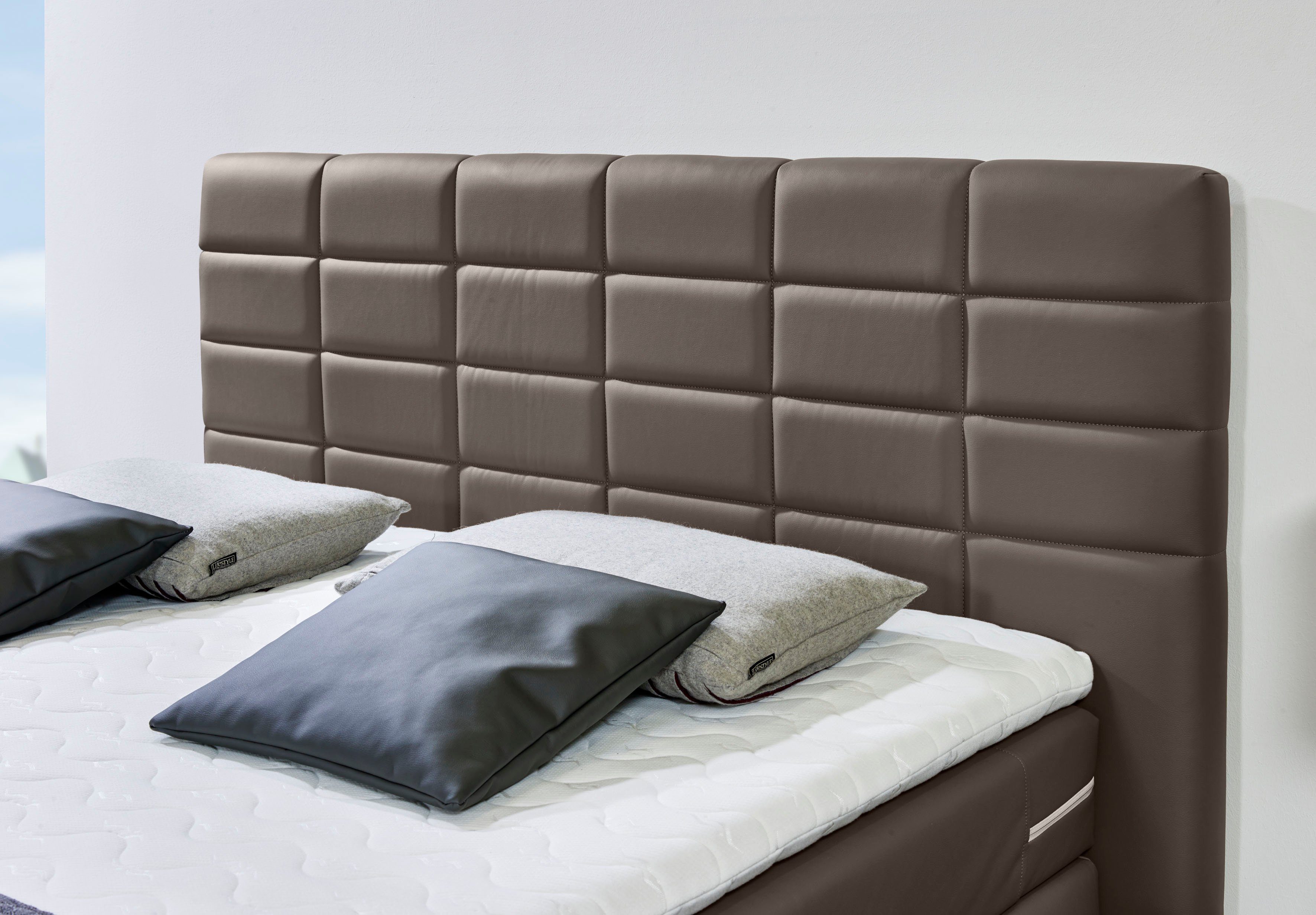 INOSIGN Boxspring Lethbridge incl. bedbox en matrastopper, twee matrastypes in h2