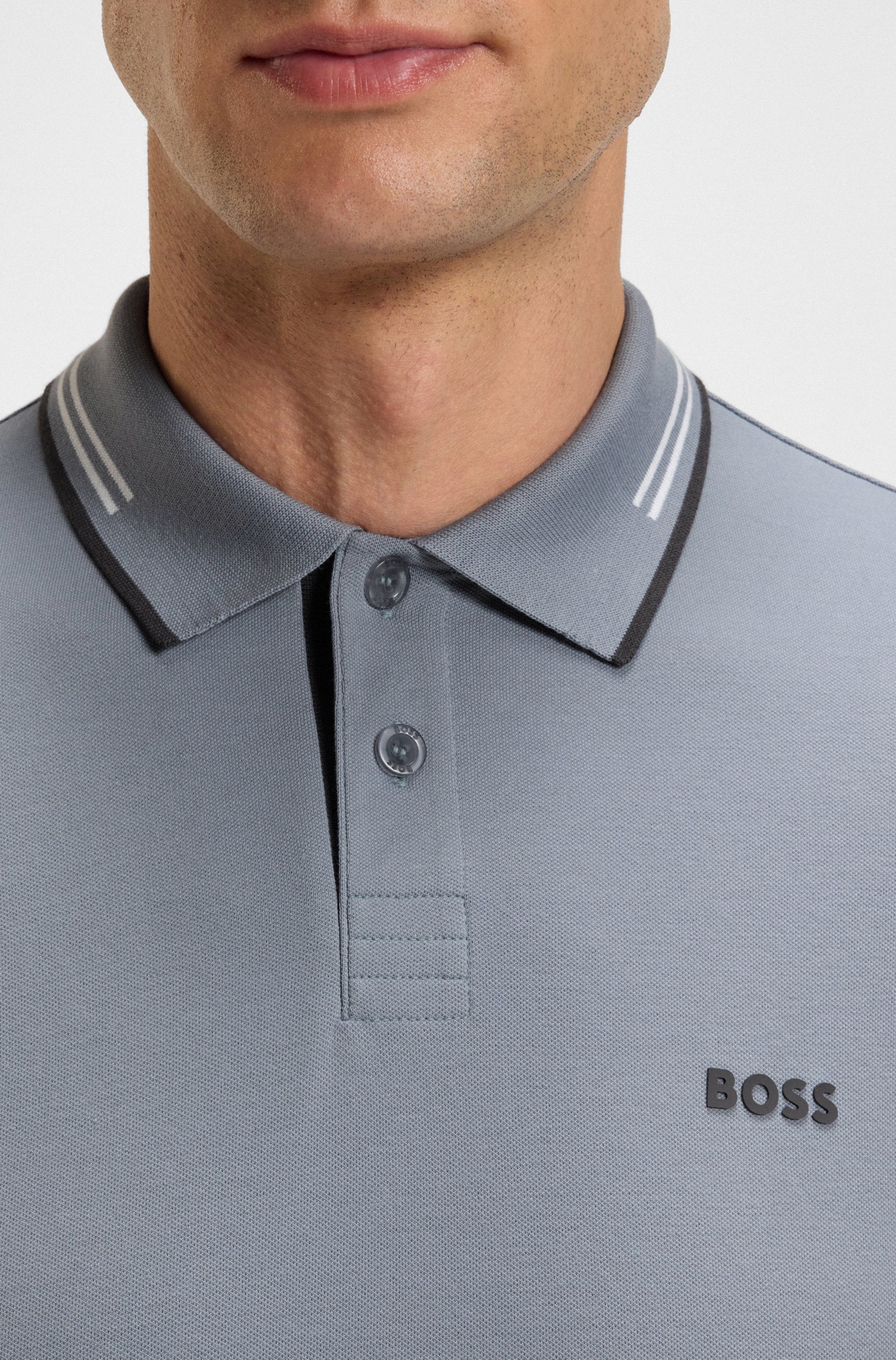 BOSS GREEN Poloshirt Paul met een polokraag