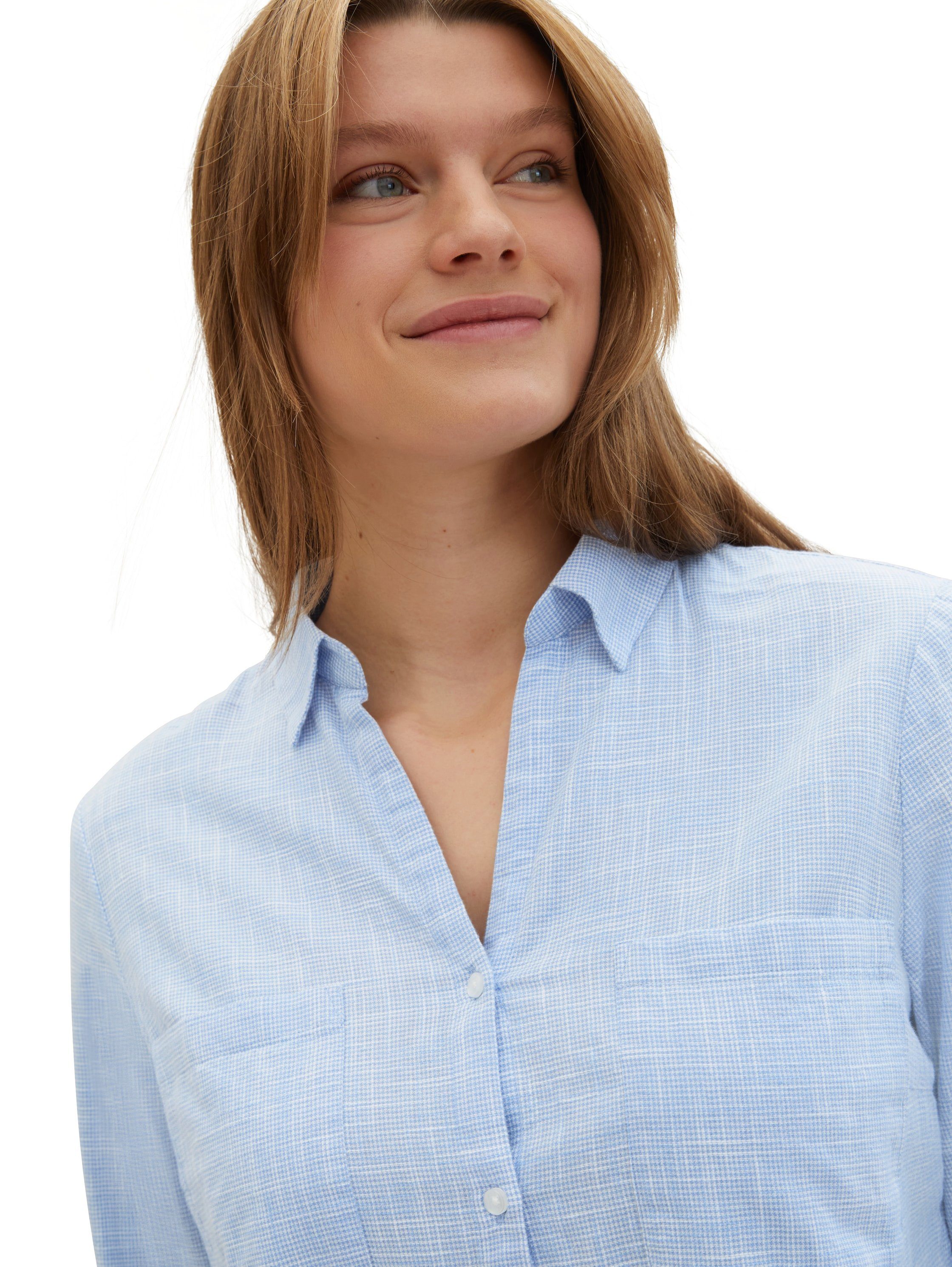 TOM TAILOR MY TRUE ME Shirtblouse met opgestikte borstzakken
