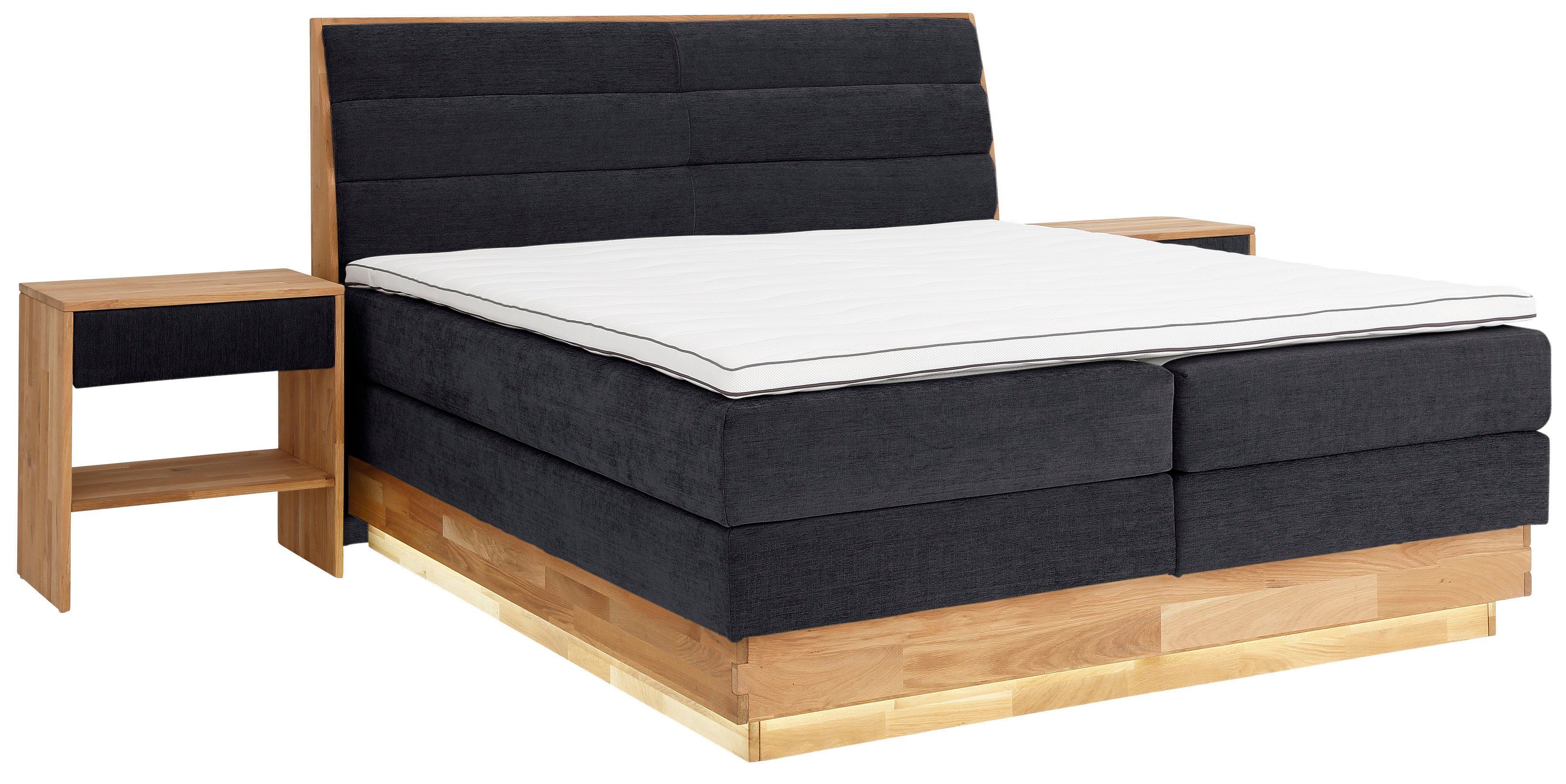 OTTO products Boxspring Ledverlichting, met gecertificeerde, gerecyclede overtrekstoffen