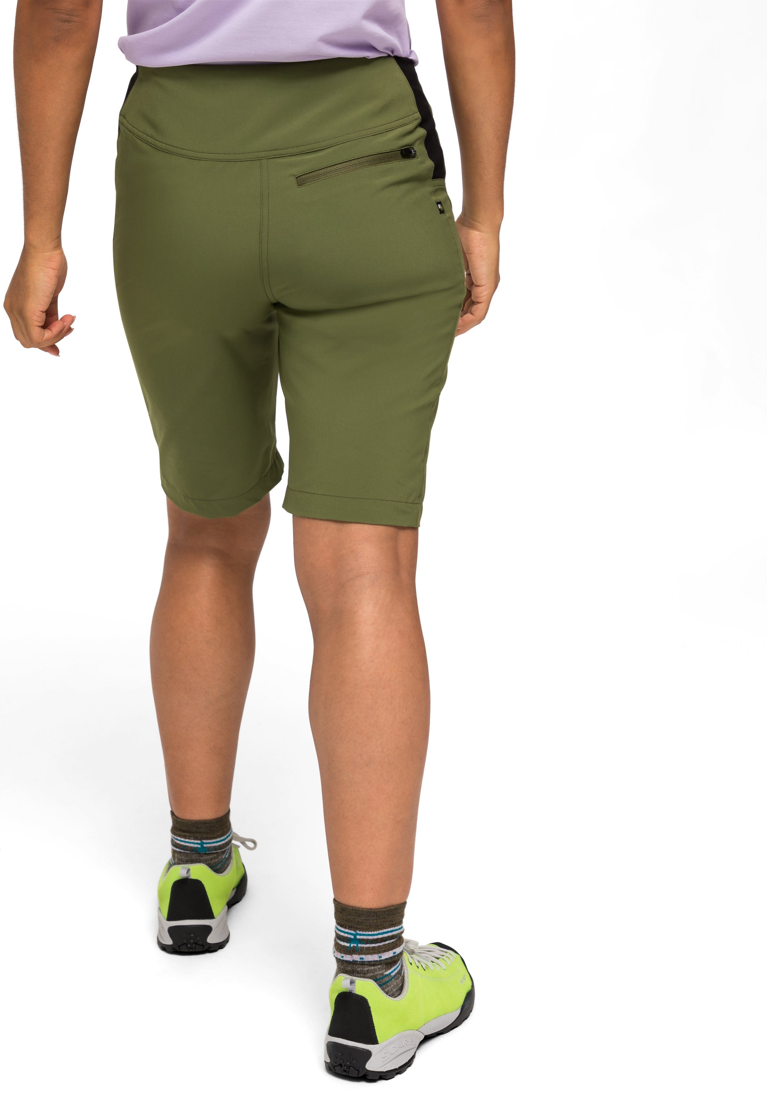 Maier Sports Bermuda Latit Short Vario korte dames wandelbroek, moderne outdoor-bermuda, trekkingbroek