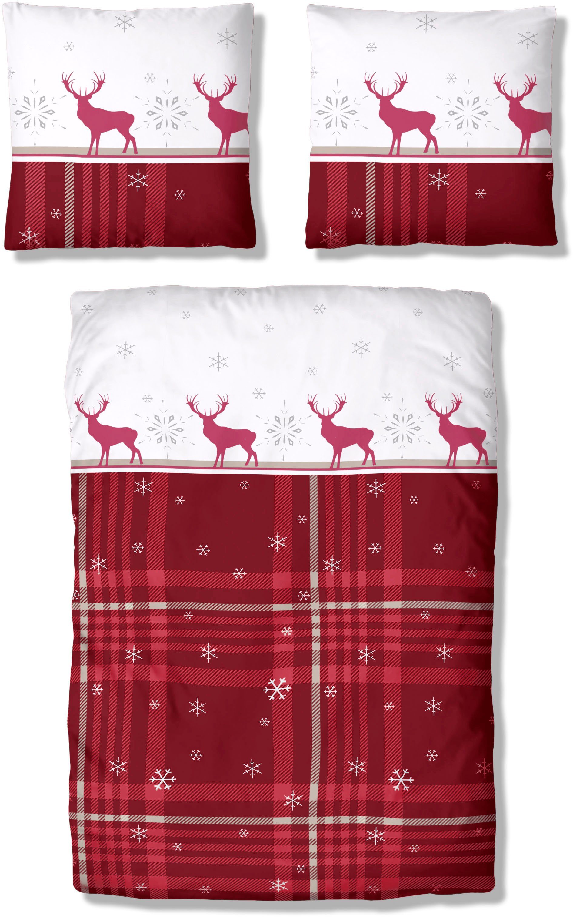 my home Overtrekset Wenda van polycotton (verkoelend) + fijnflanel (warm, 100% katoen) (2-delig)