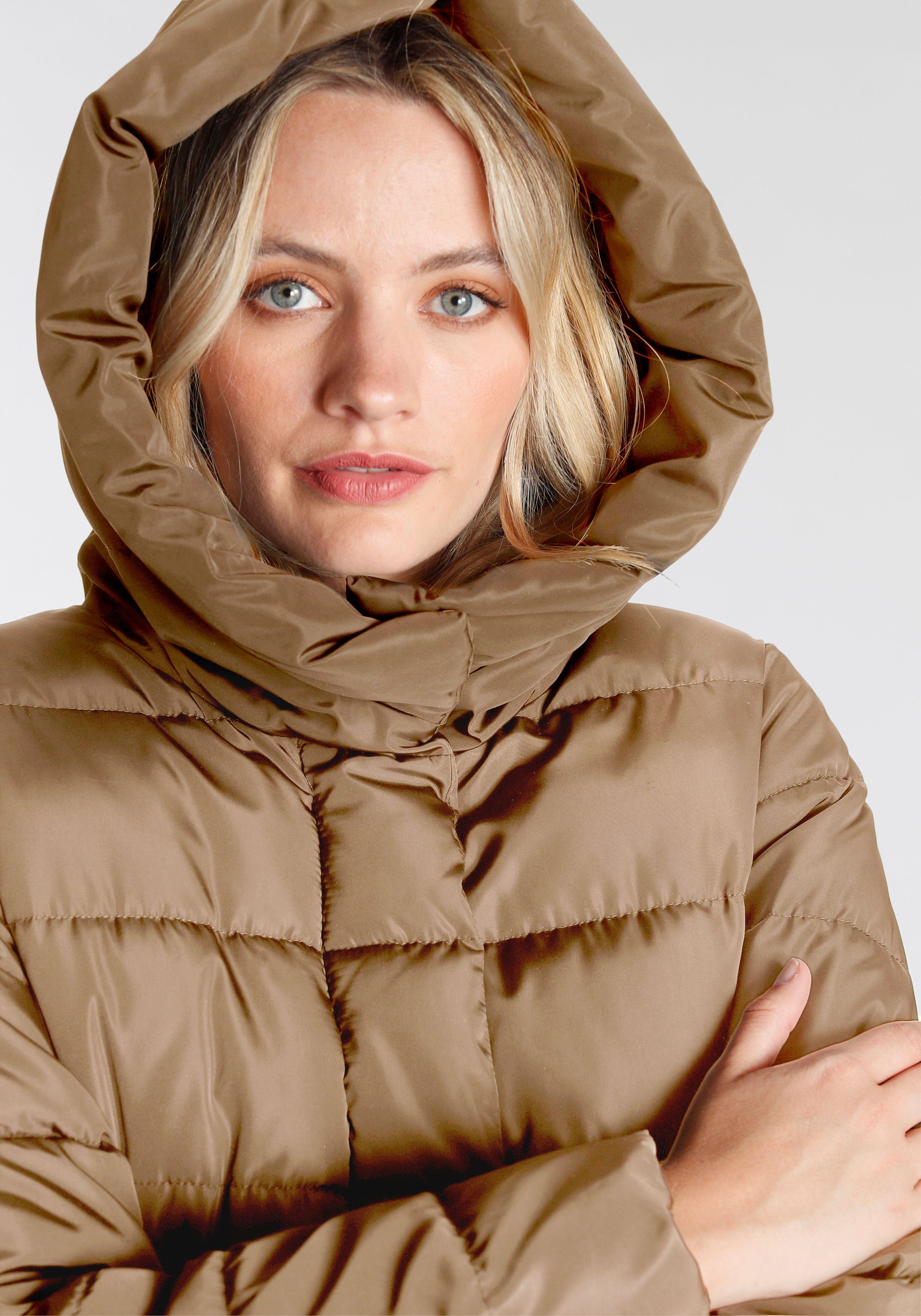 Only Gewatteerde jas ONLTINA PUFFER X LONG COAT OTW
