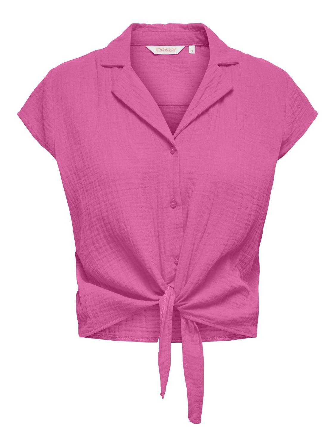 Only Blouse met korte mouwen ONLTHYRA LIFE CAPSLEEVE SHIRT WVN