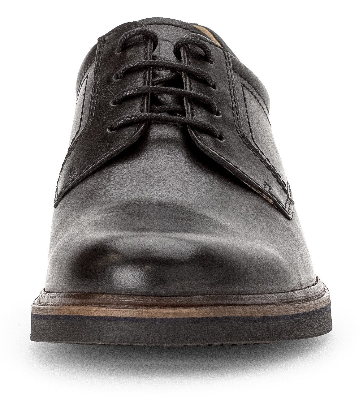 Pius Gabor Veterschoenen , blokhak, business schoen, lage schoen met siersteken, g-breedte