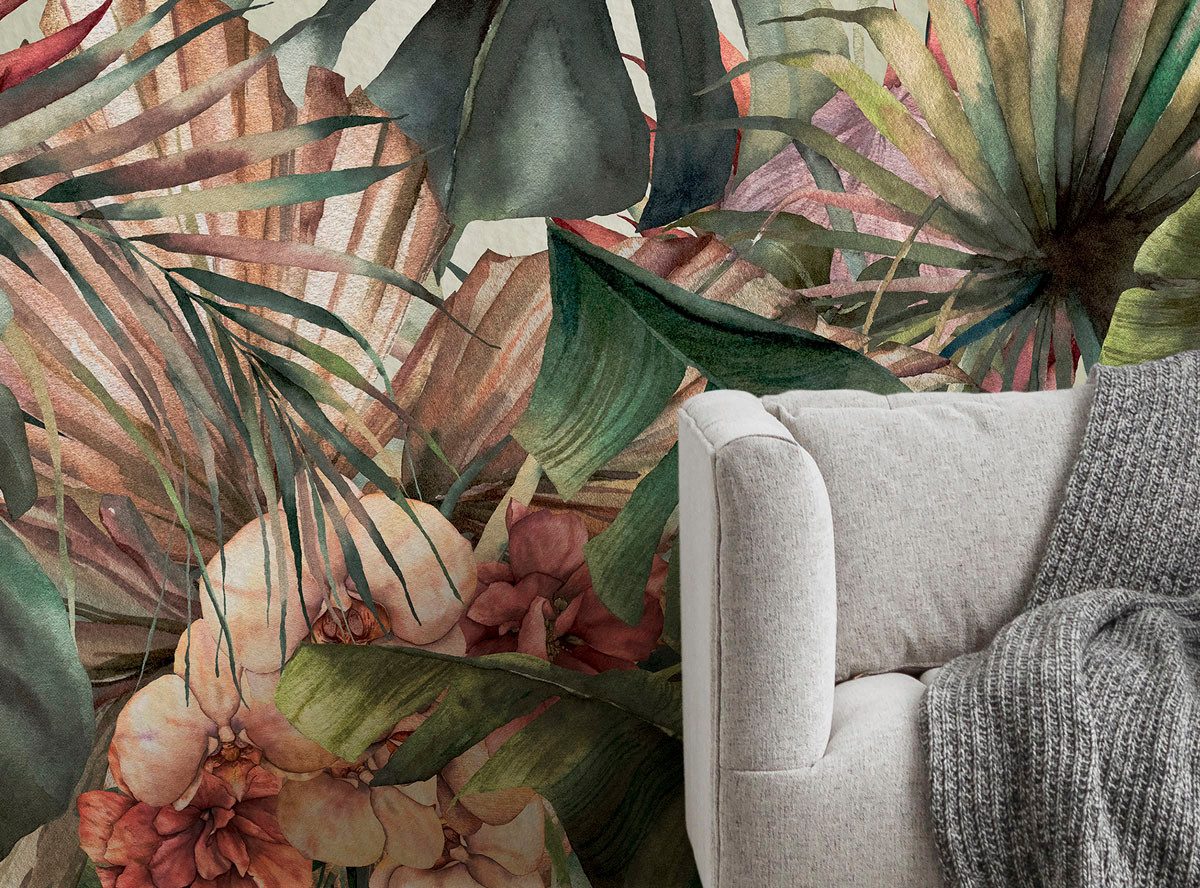 Komar Fotobehang Digitale print vlies - Jungle Spot - Afmeting 400 x 250 cm (1 stuk)