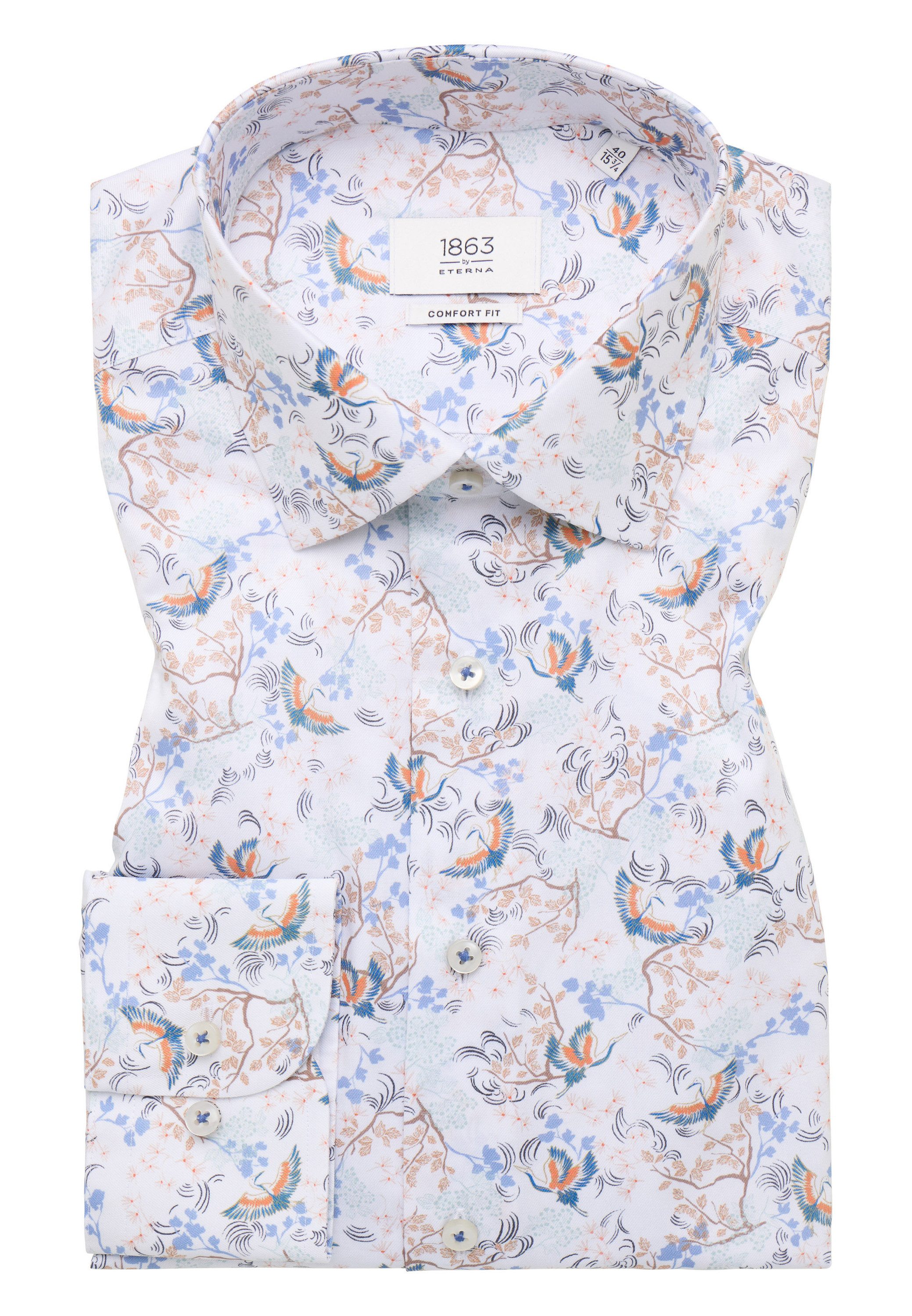 Eterna Overhemd met lange mouwen Comfort fit