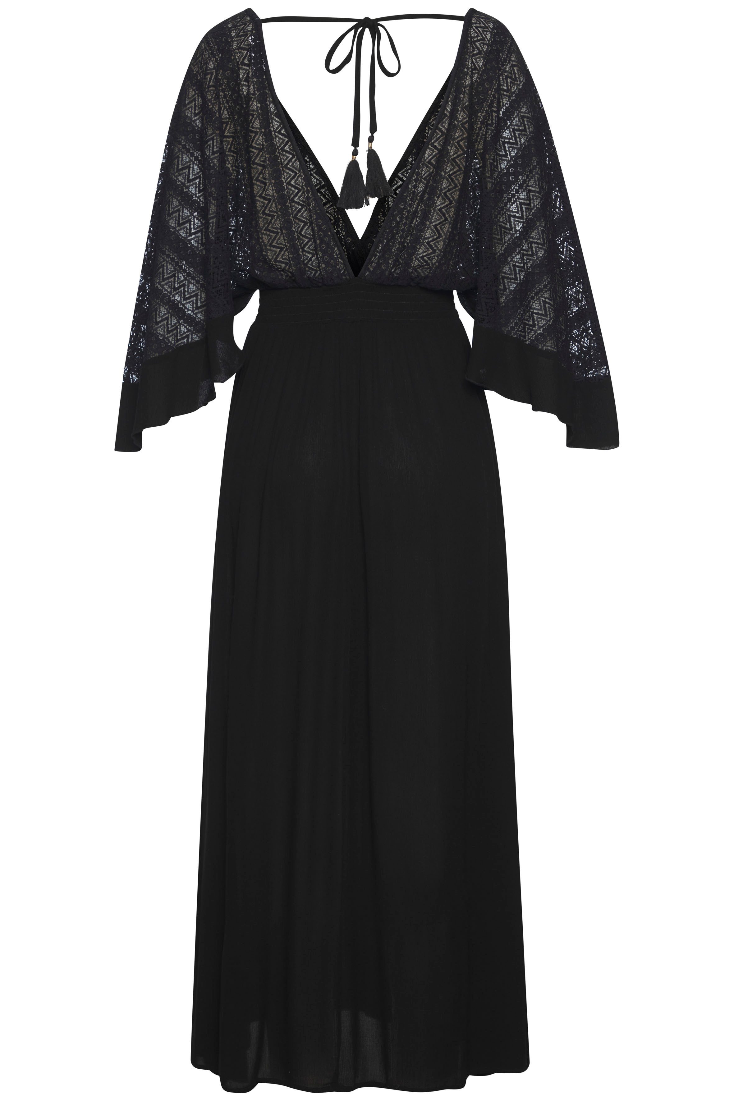 Lascana Maxi-jurk met smokband