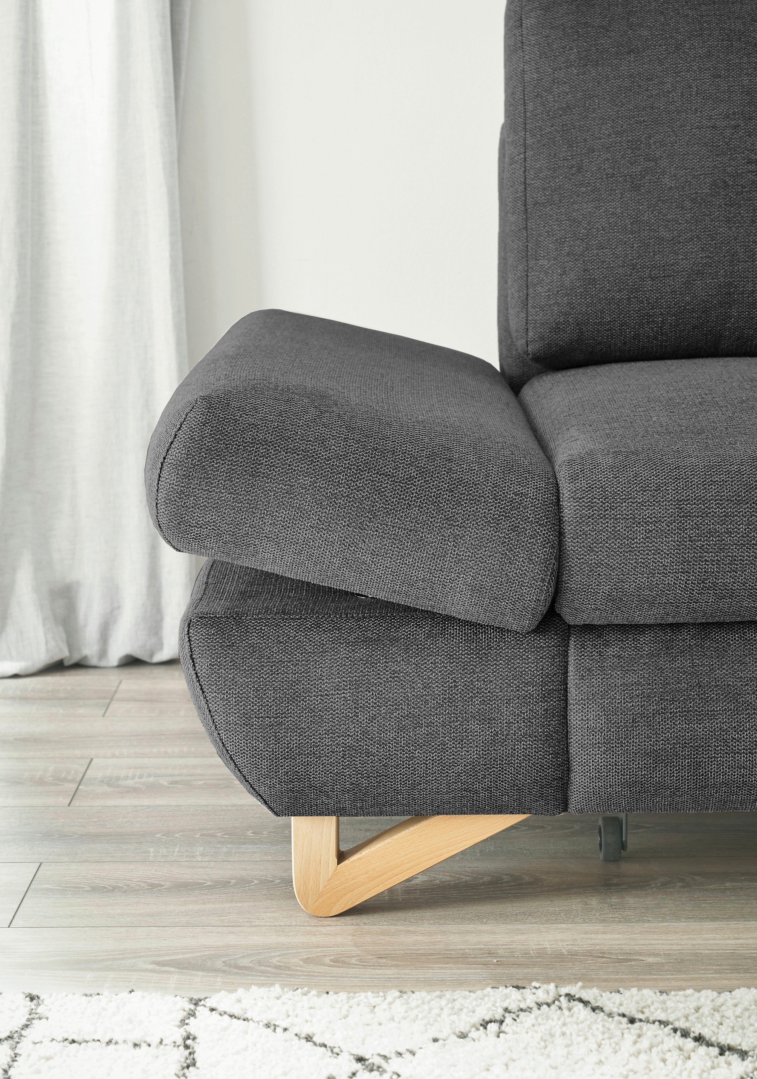 INOSIGN Slaapbank City/Giron comfortabele slaapbank (ligoppervlak 245 x 138 cm) en bedlade