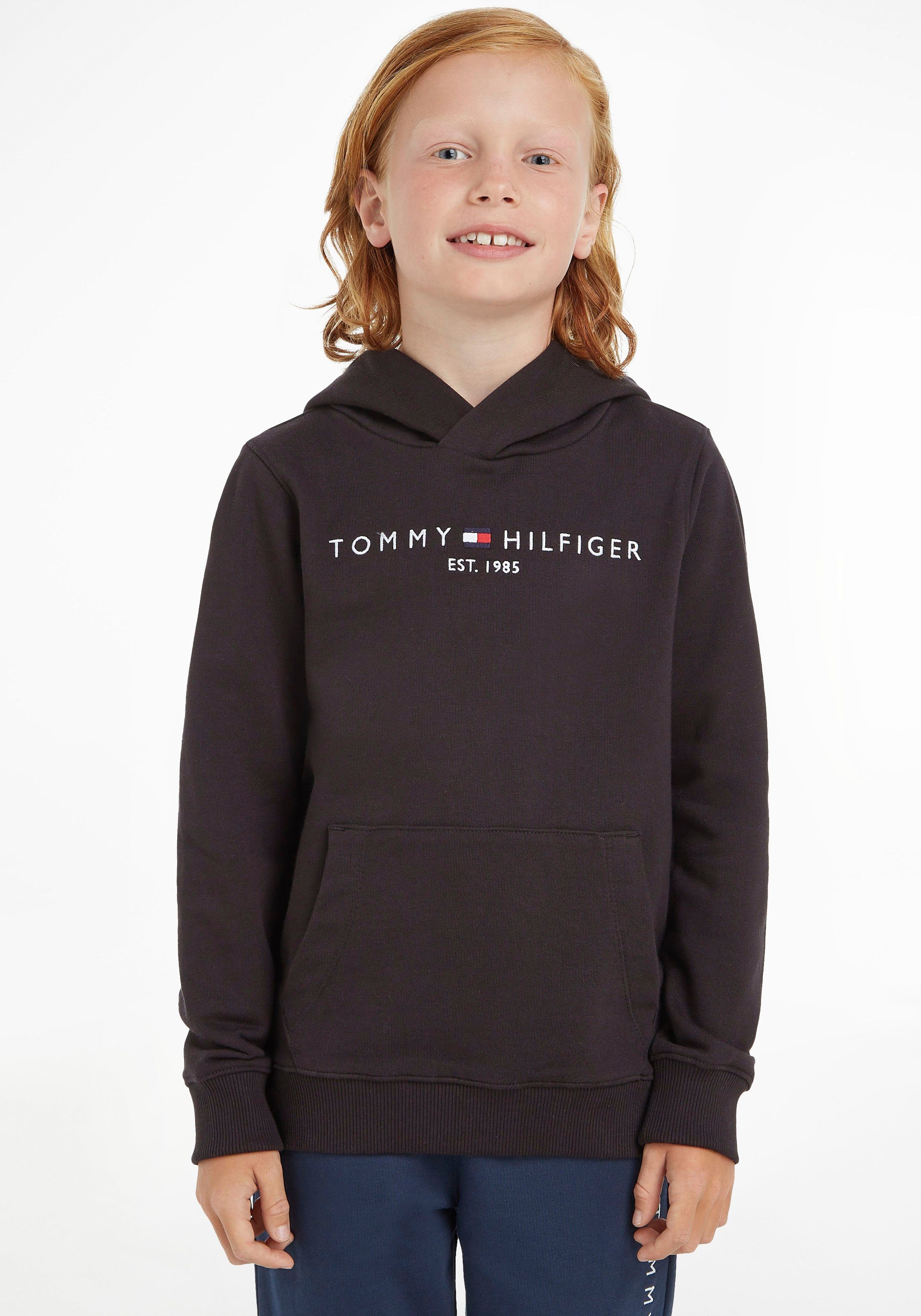Tommy Hilfiger Hoodie ESSENTIAL HOODIE Kinderen Kids Junior MiniMe, voor jongens en meisjes