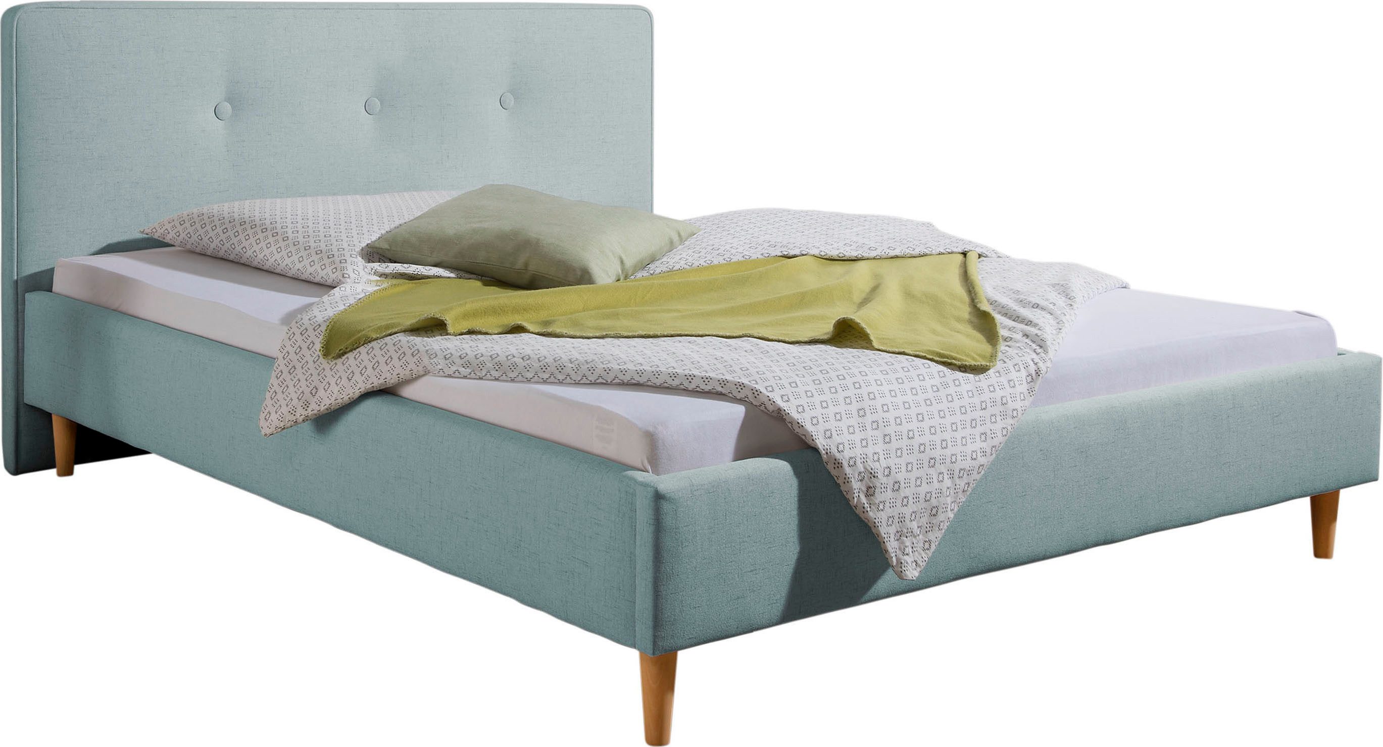 Maintal Gestoffeerd bed Lonepine Zijkanten van het bed zelf te monteren, zonder bedkist