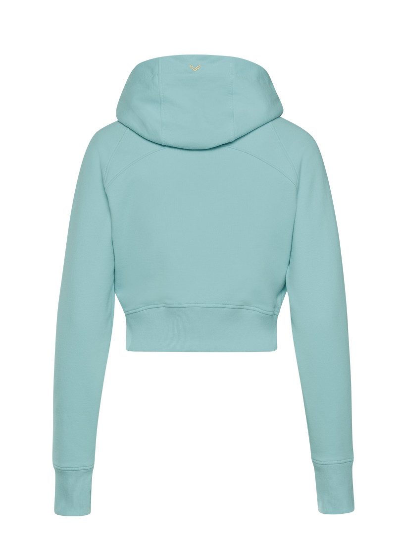 Trigema Sweatvest TRIGEMA cropped hoodie (1-delig)